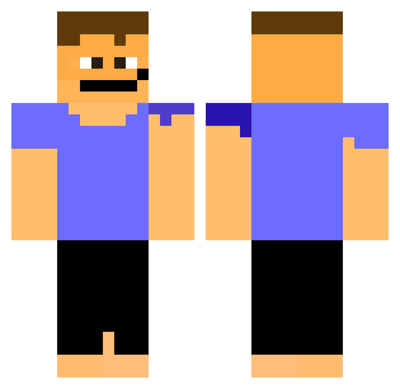 ol_3_ki Minecraft skin, front and back view