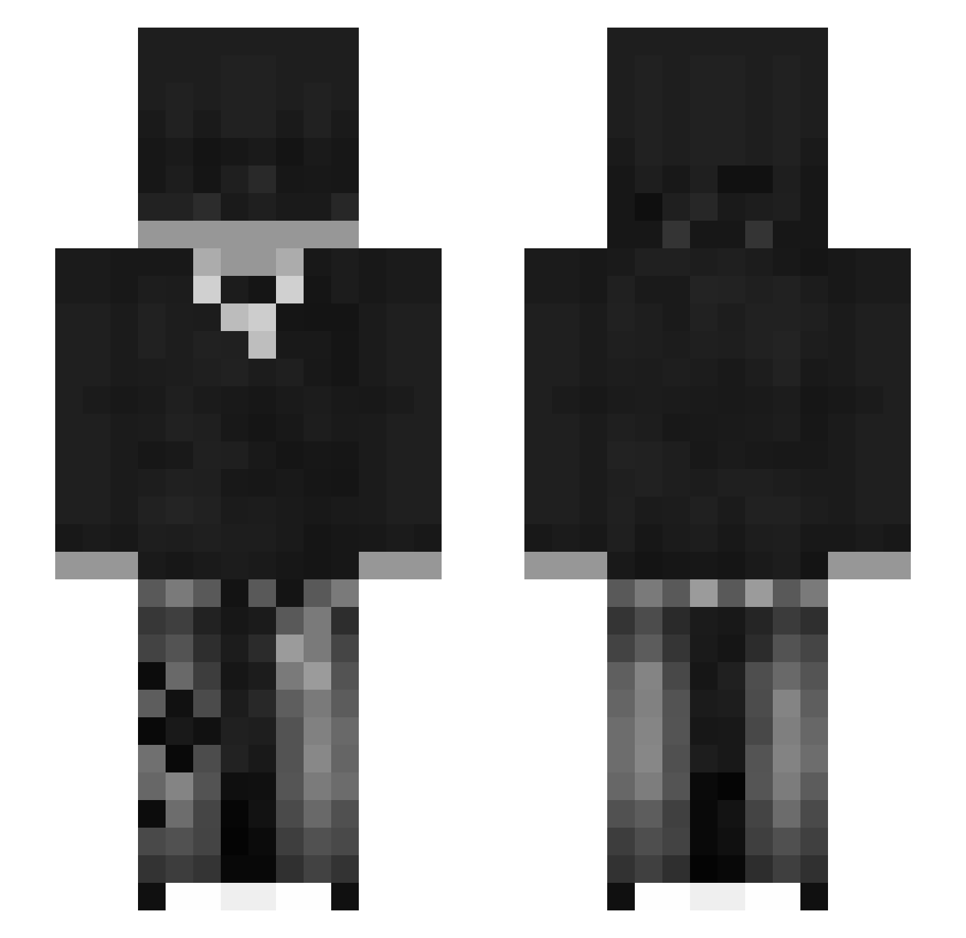_trth Minecraft skin, front and back view