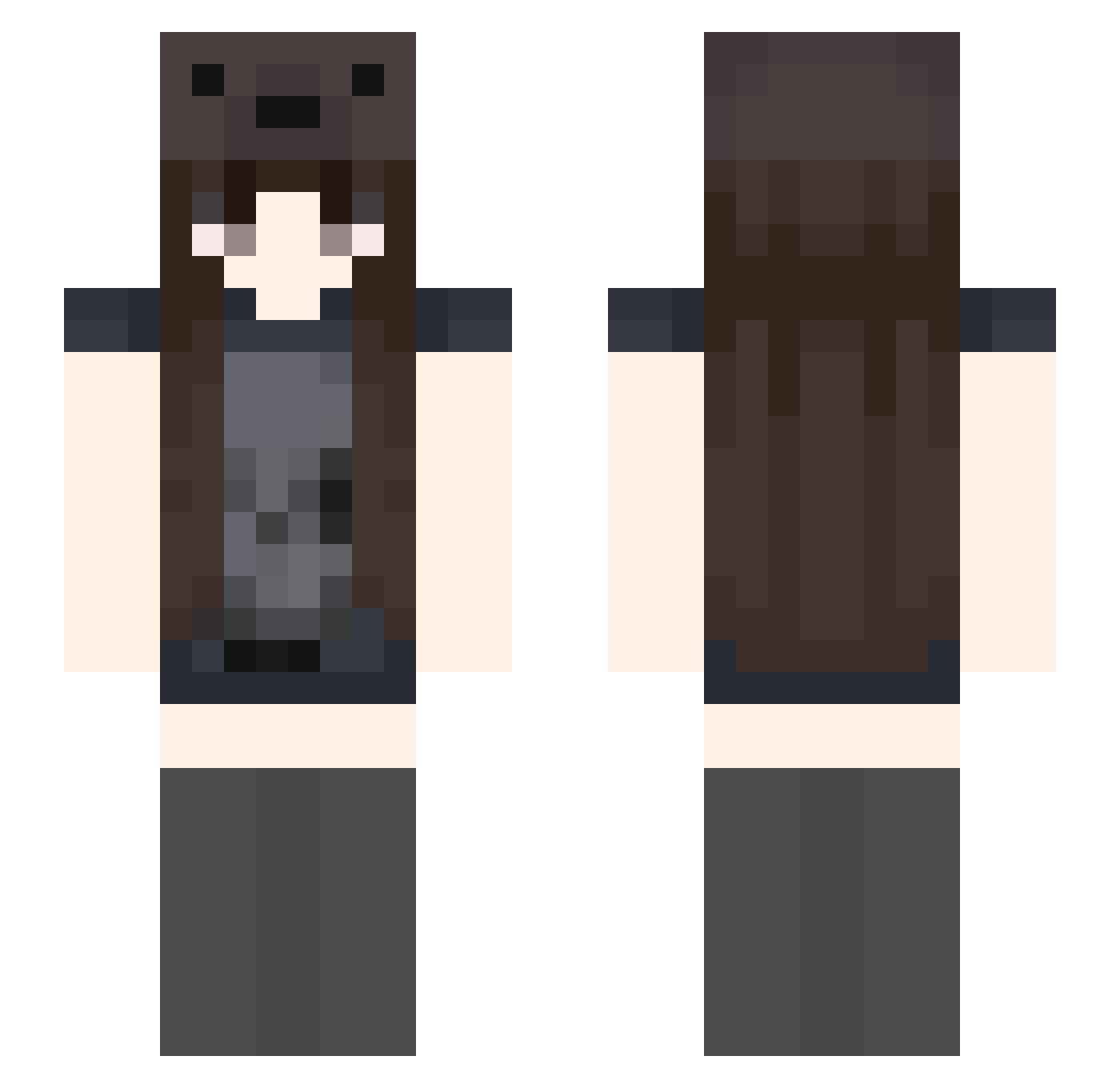 That70sShow Minecraft skin, front and back view