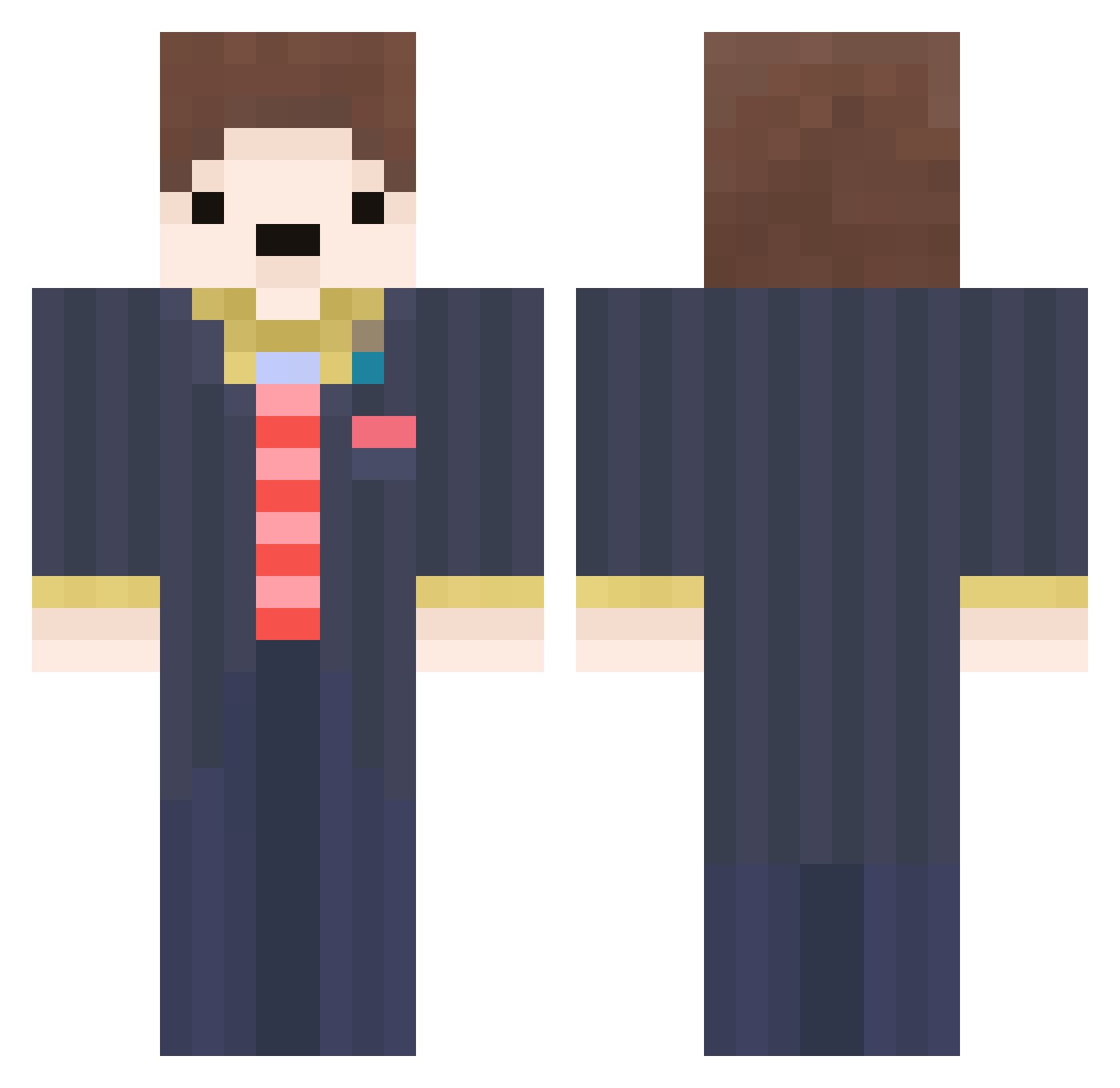 _Diablotin_ Minecraft skin, front and back view