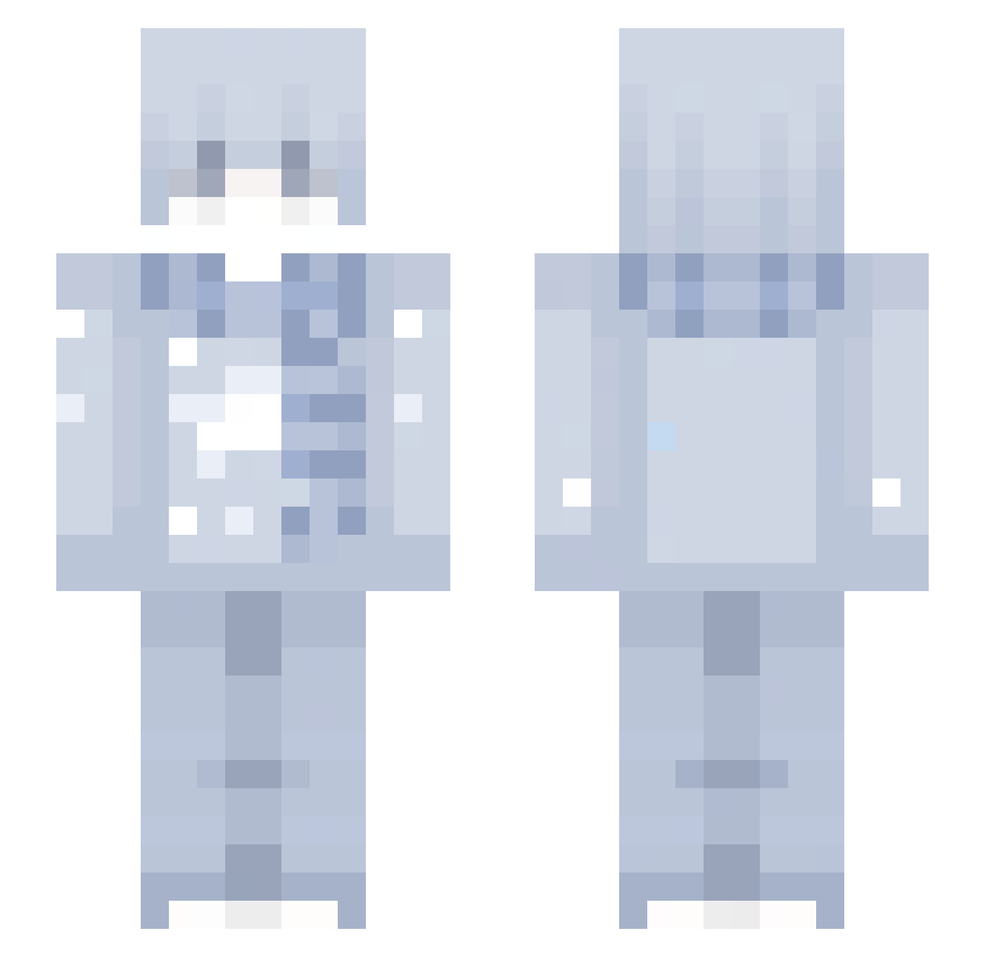 ArchAsia_ Minecraft skin, front and back view