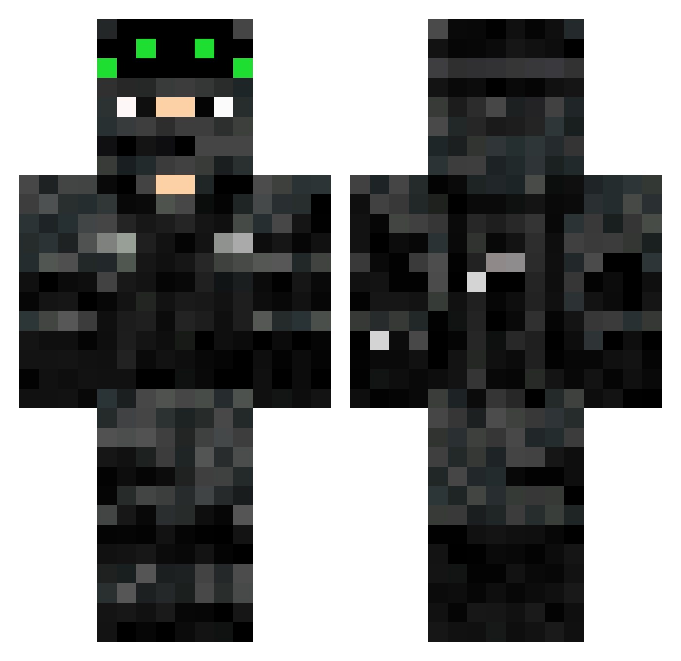 Mikolaj4083 Minecraft skin, front and back view
