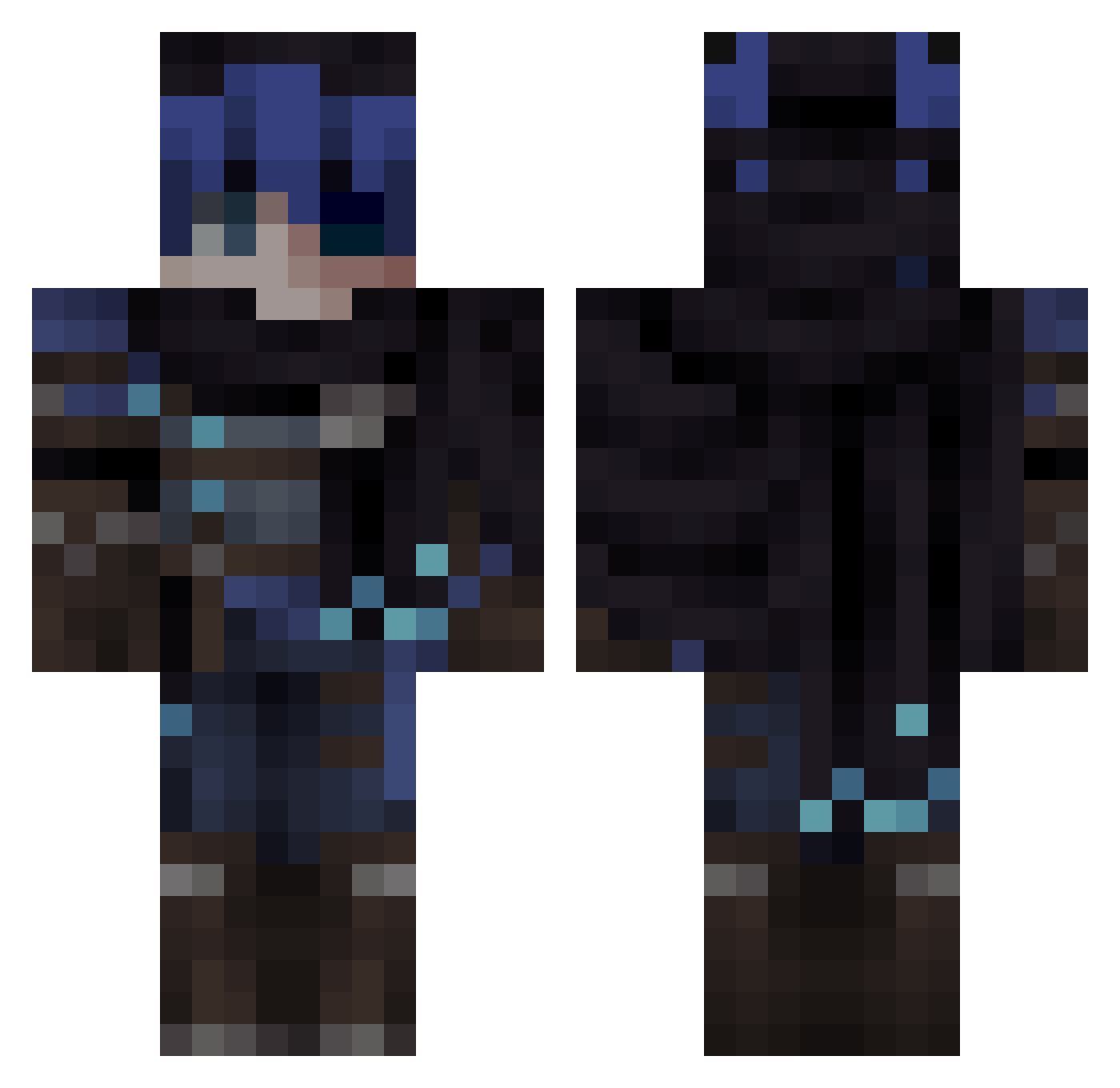 wyndrin_ Minecraft skin, front and back view