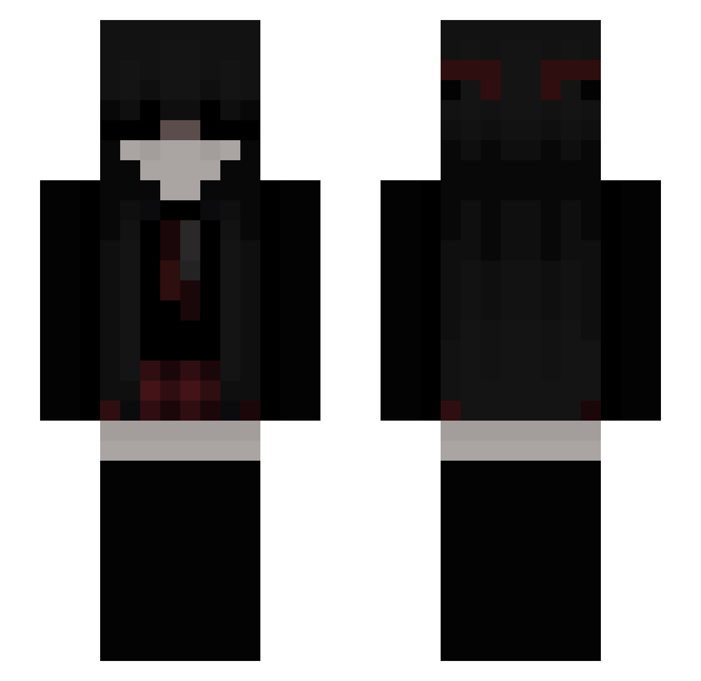 cvultz Minecraft skin, front and back view