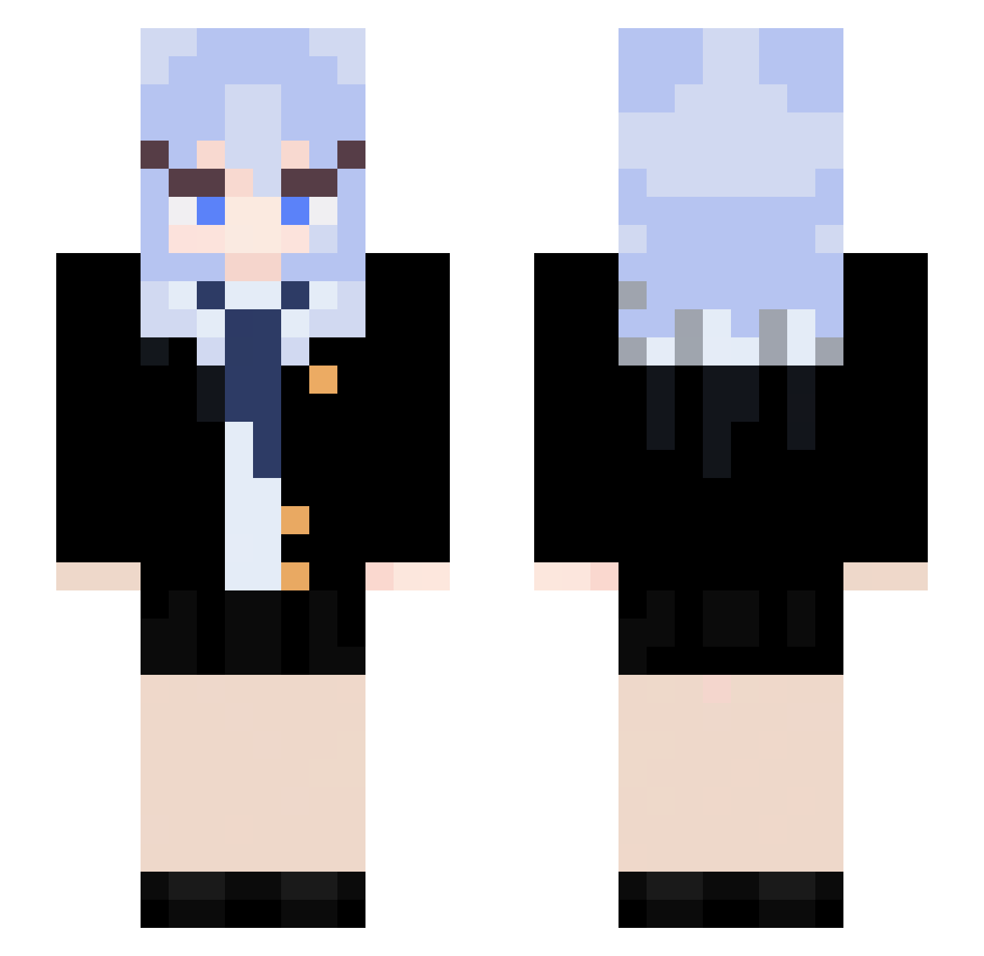 KykleRott Minecraft skin, front and back view
