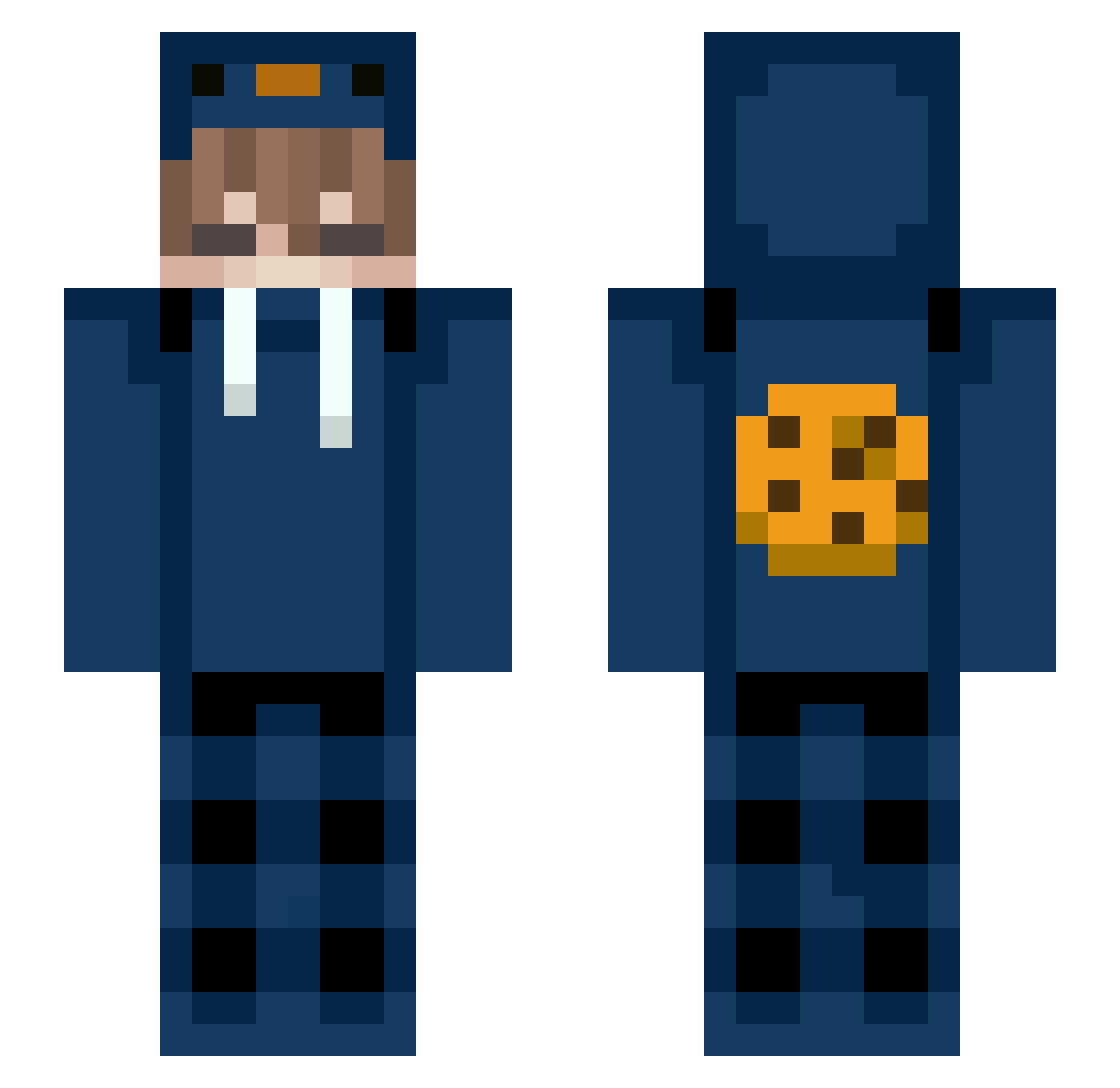 Noam2013MIZ Minecraft skin, front and back view