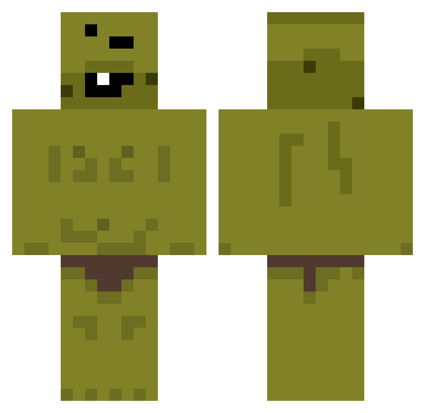 gabeisepic1 Minecraft skin, front and back view