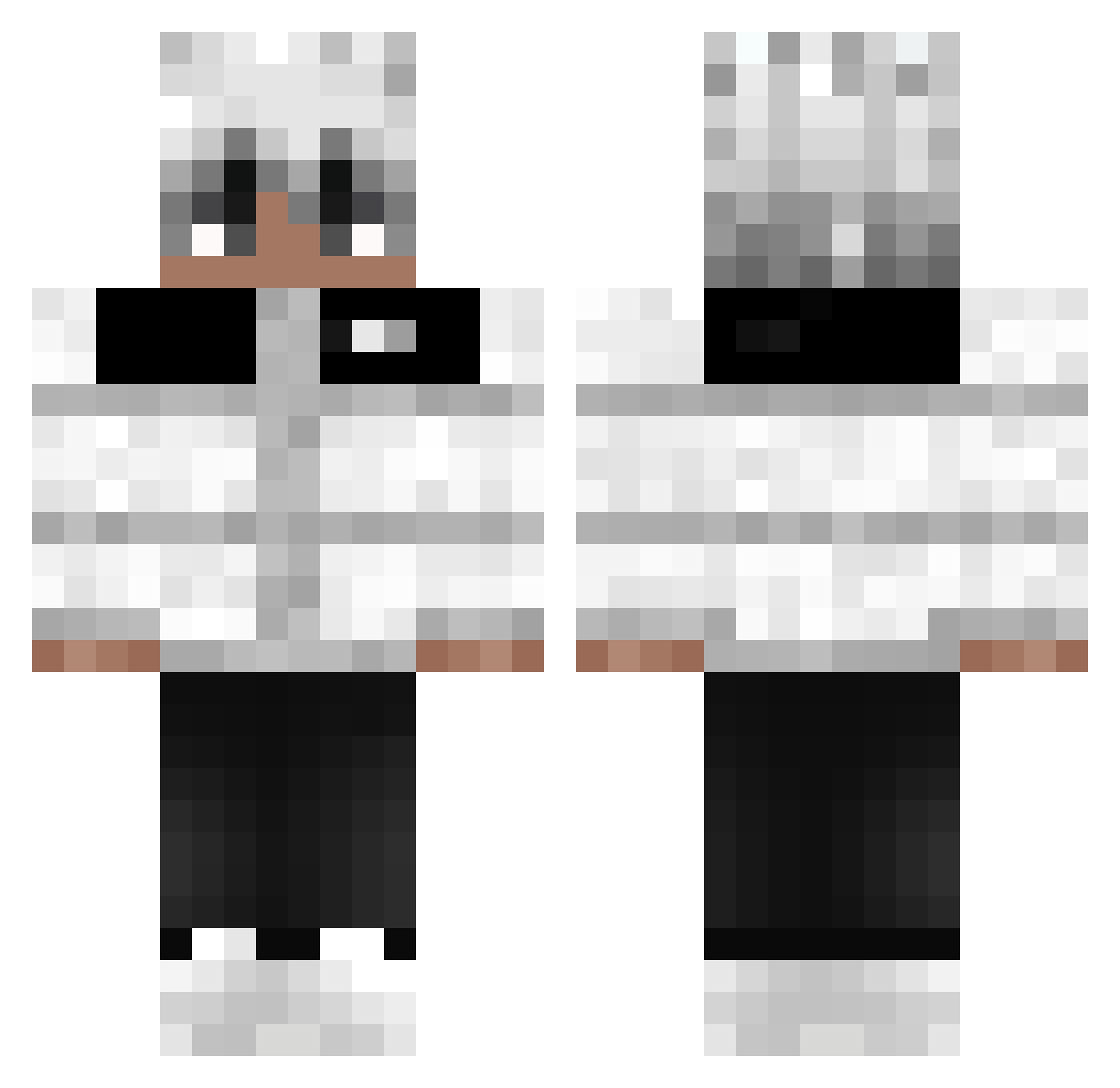 simof4picu Minecraft skin, front and back view