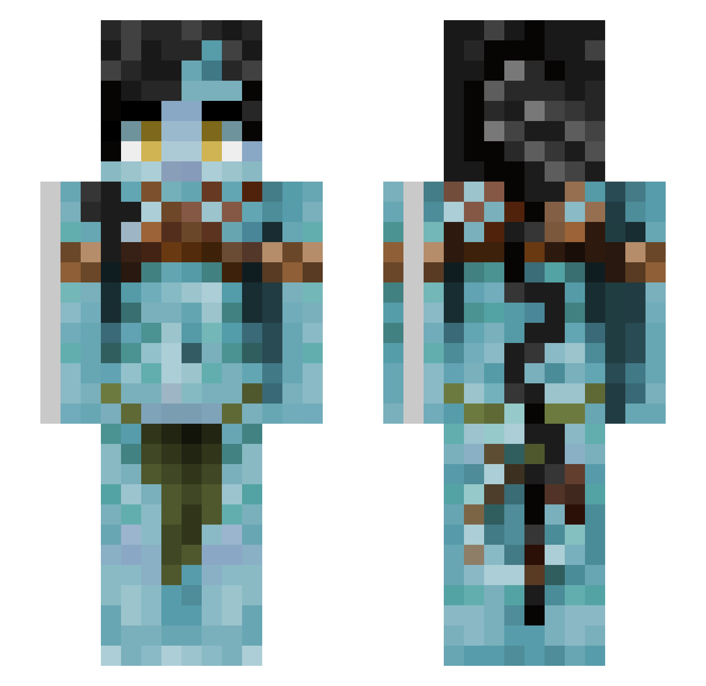 SplochiCovv Minecraft skin, front and back view