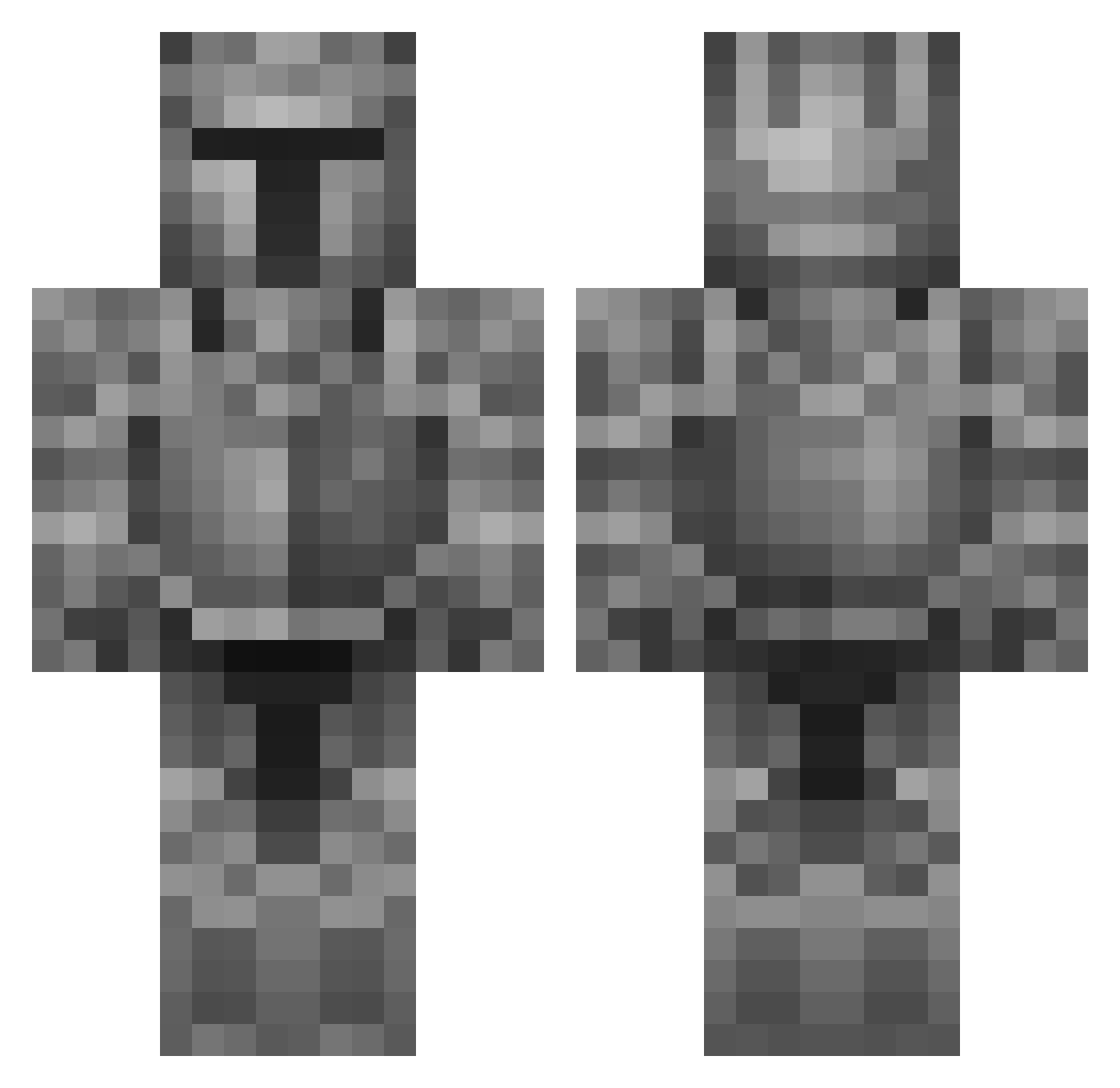 kangminee1 Minecraft skin, front and back view