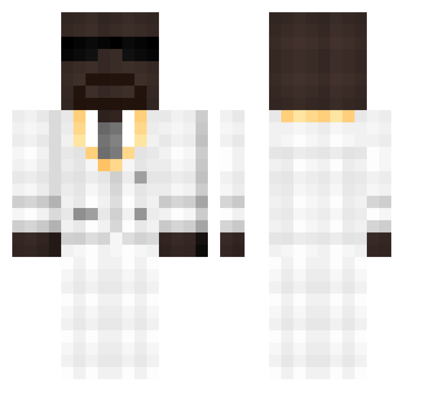 LLouie__ Minecraft skin, front and back view