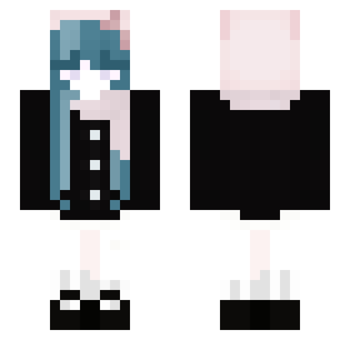 Trokk_Why Minecraft skin, front and back view