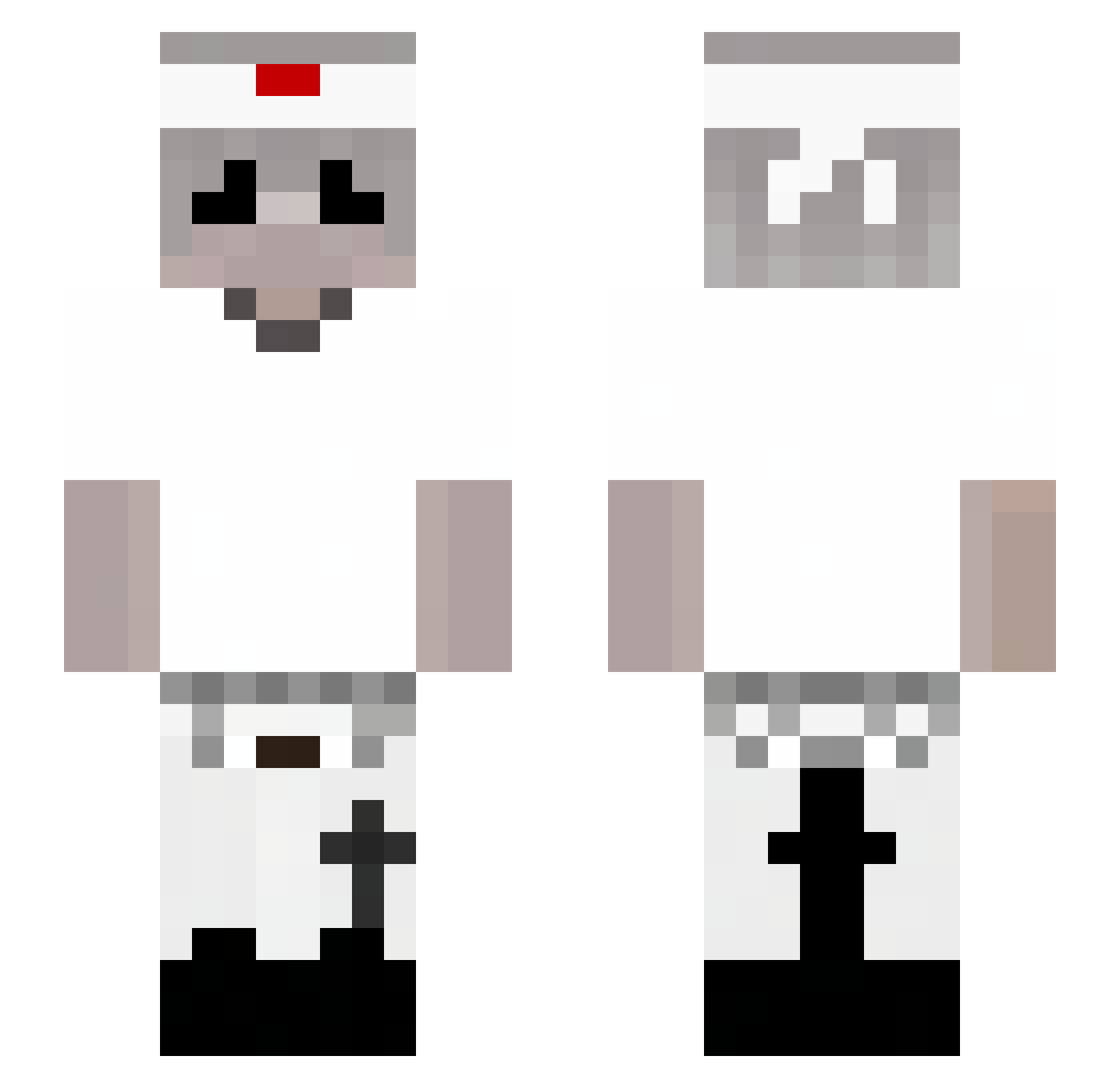 HilarioJose Minecraft skin, front and back view