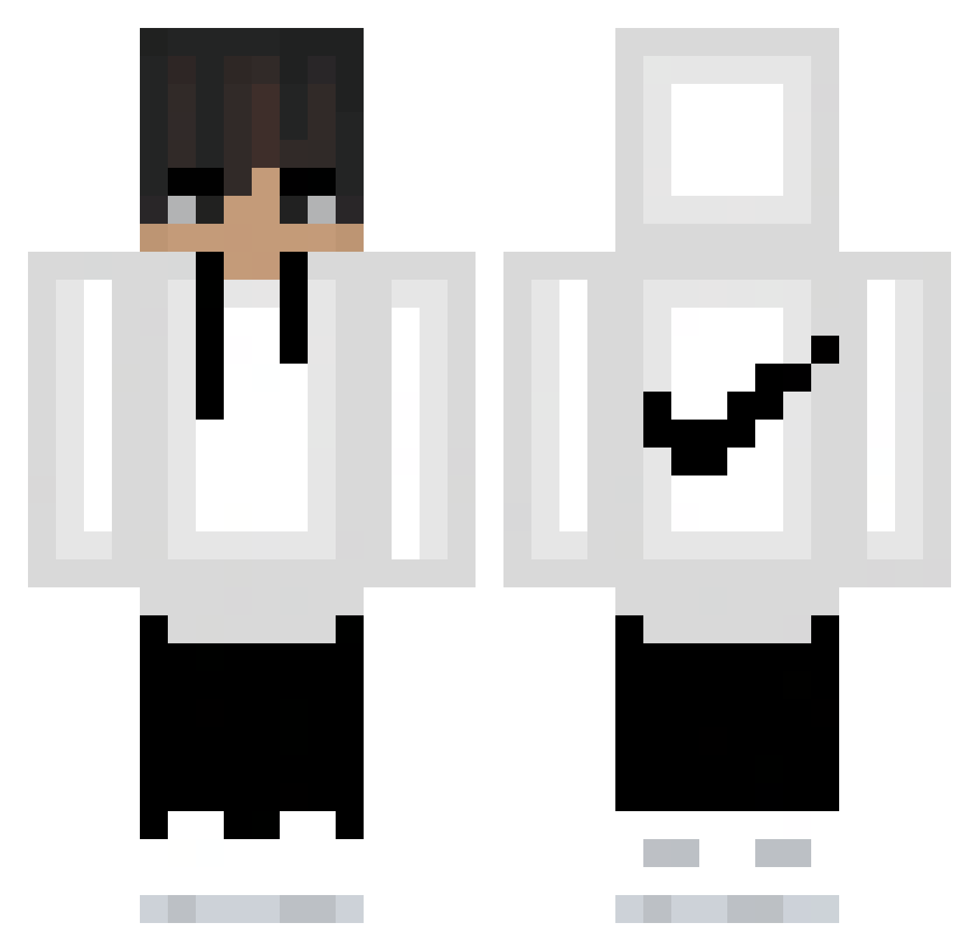 G4MBL3R3K Minecraft skin, front and back view