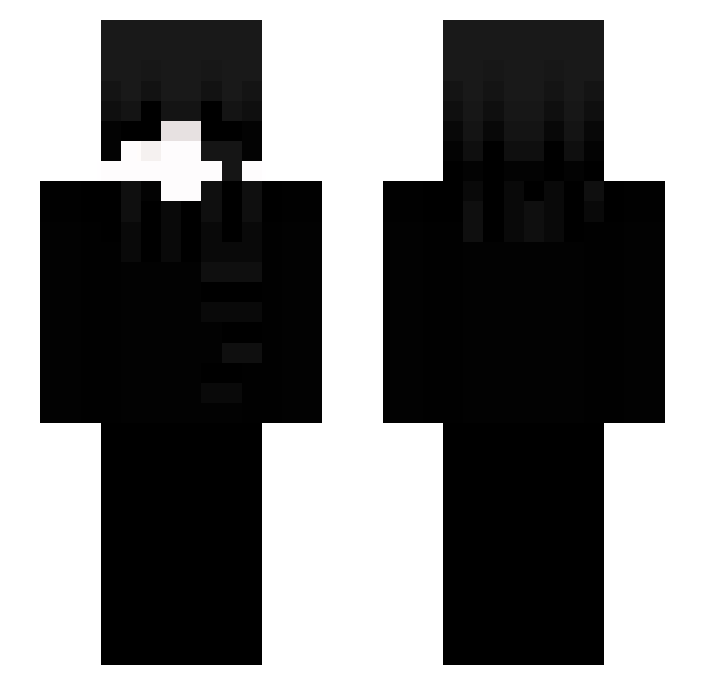 El_manu14 Minecraft skin, front and back view