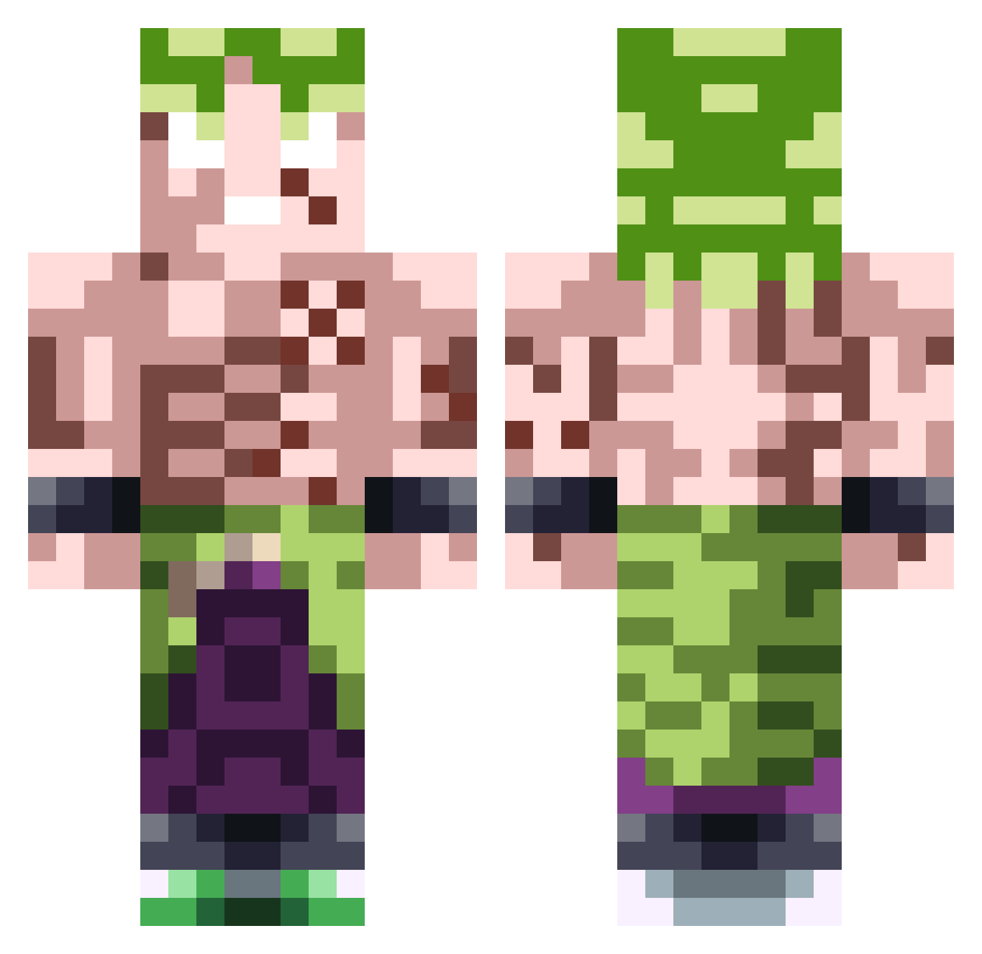 aiRathloriel Minecraft skin, front and back view