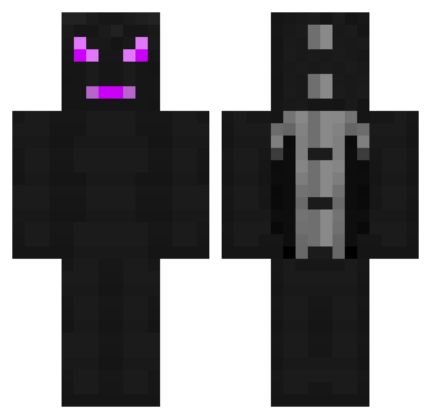 RayyanRizzy Minecraft skin, front and back view