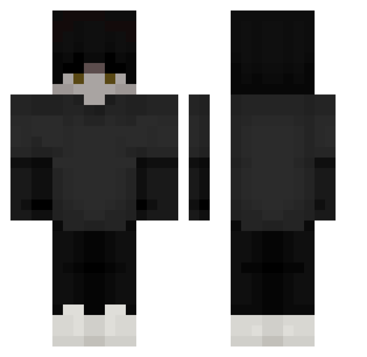 MareczeQPL Minecraft skin, front and back view