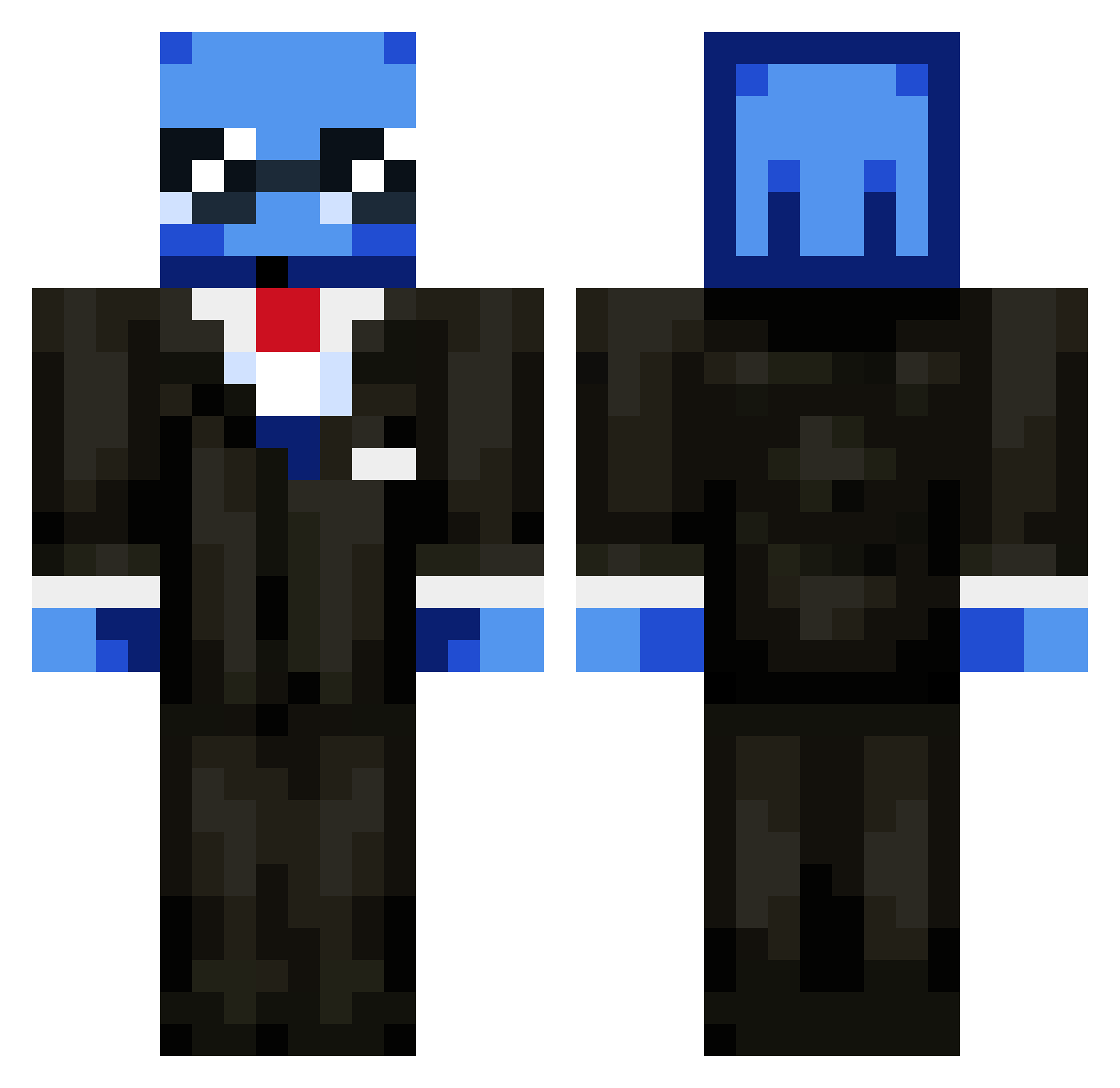 jayjayCIT Minecraft skin, front and back view