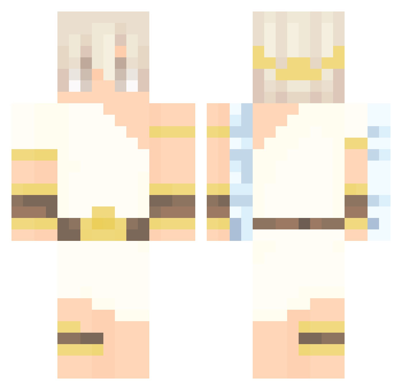 prasslento199 Minecraft skin, front and back view