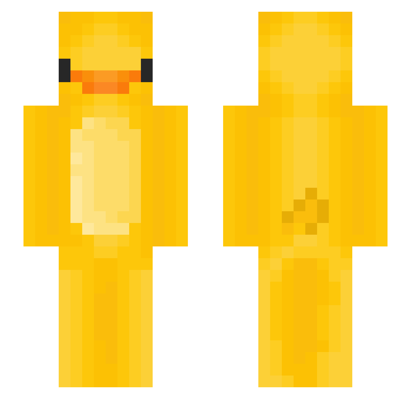 Susyimpostrballs Minecraft skin, front and back view