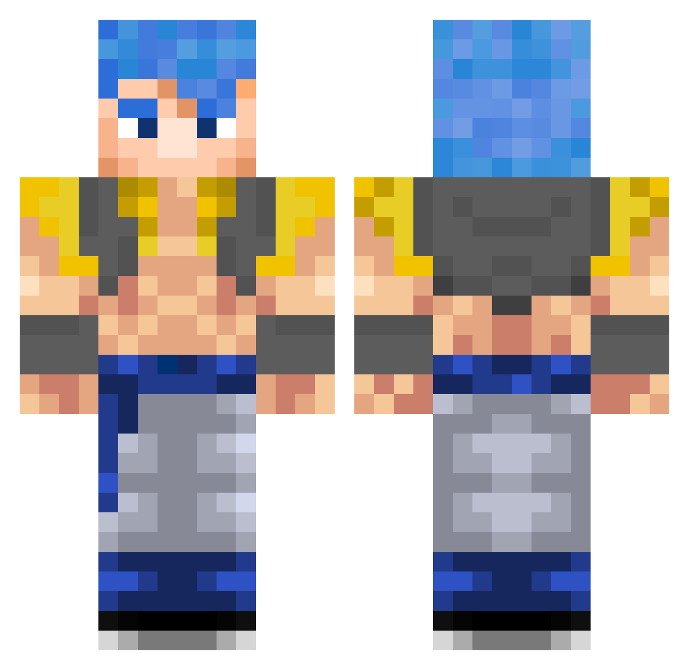Shoqapik__ Minecraft skin, front and back view