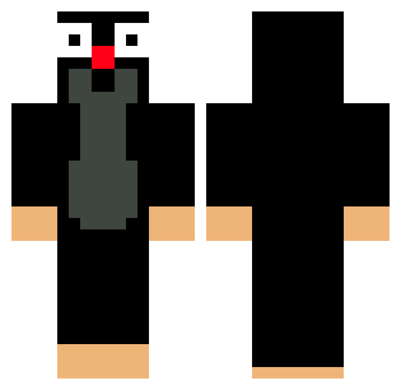 MrWiadro420 Minecraft skin, front and back view
