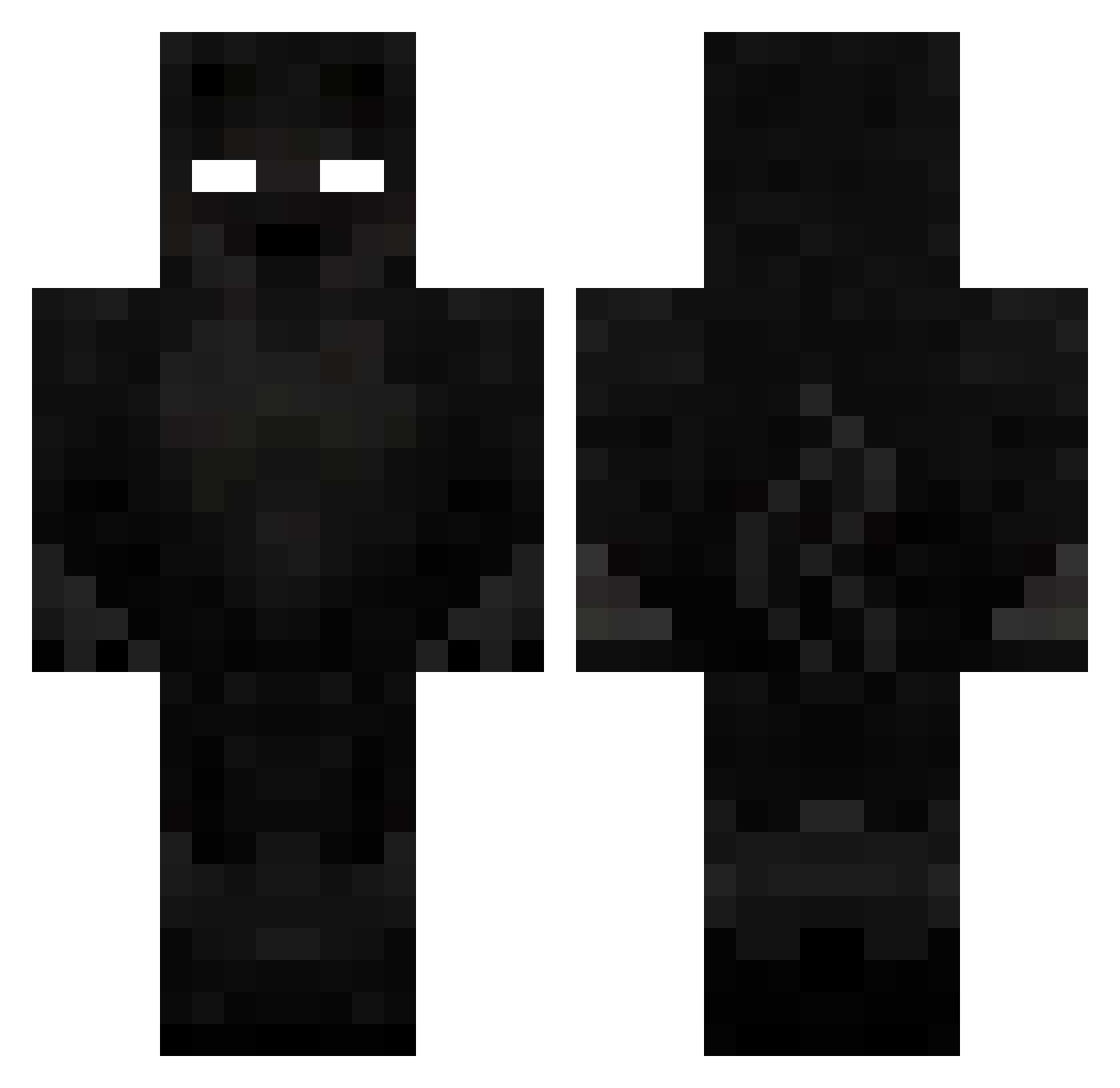Alexzin20 Minecraft skin, front and back view