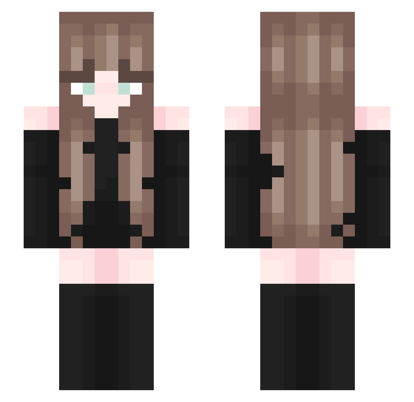 tenC4D_ Minecraft skin, front and back view