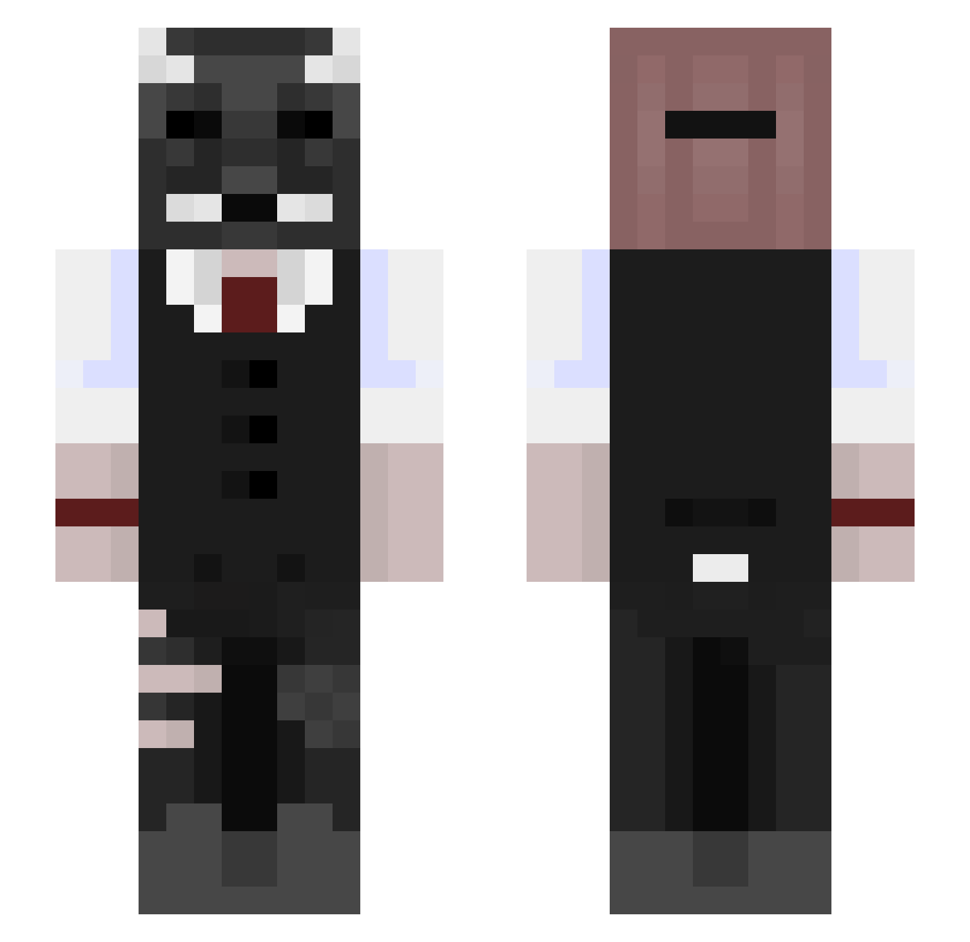 Neew_One Minecraft skin, front and back view