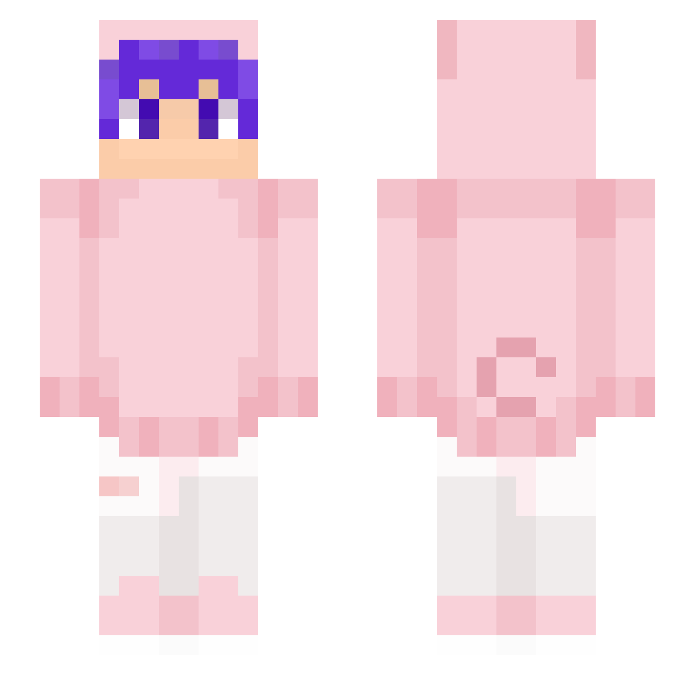 Red_fier Minecraft skin, front and back view