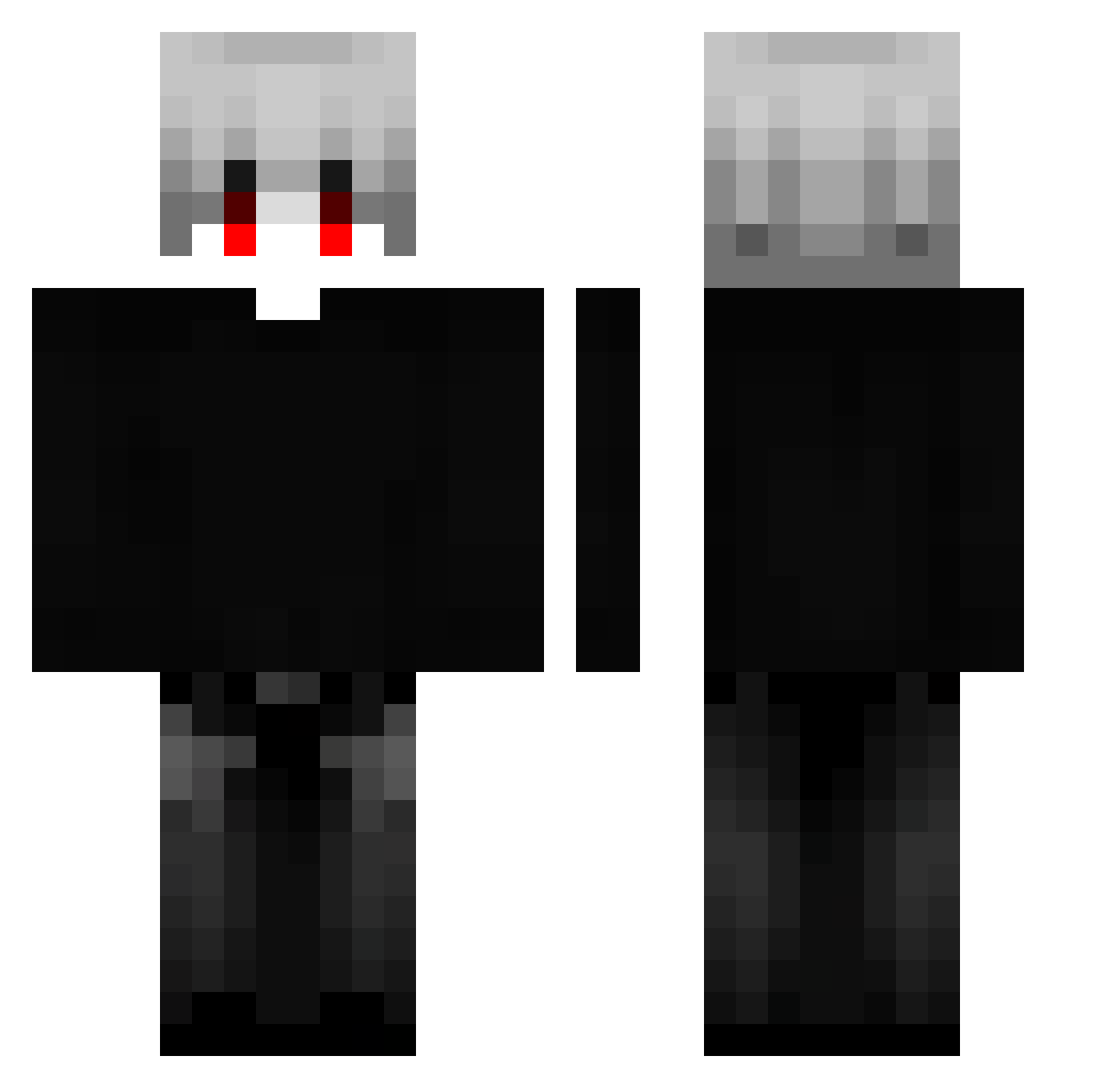 awwu_ Minecraft skin, front and back view