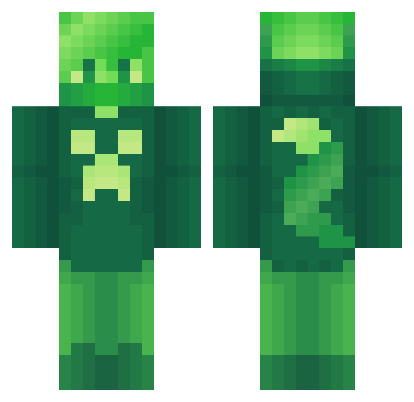 Minetag_ Minecraft skin, front and back view