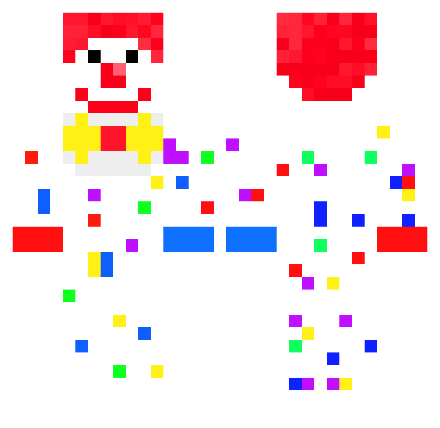 Carc0 Minecraft skin, front and back view