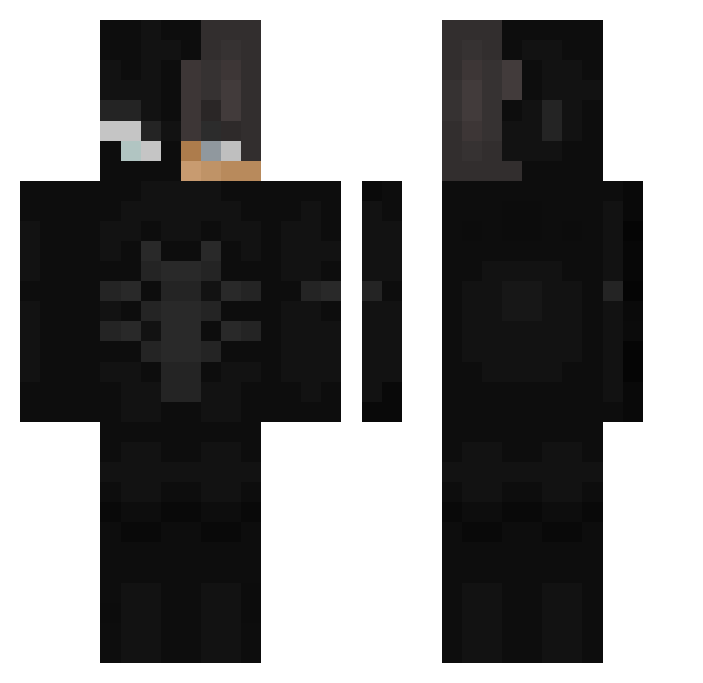 MillitaryPlate59 Minecraft skin, front and back view