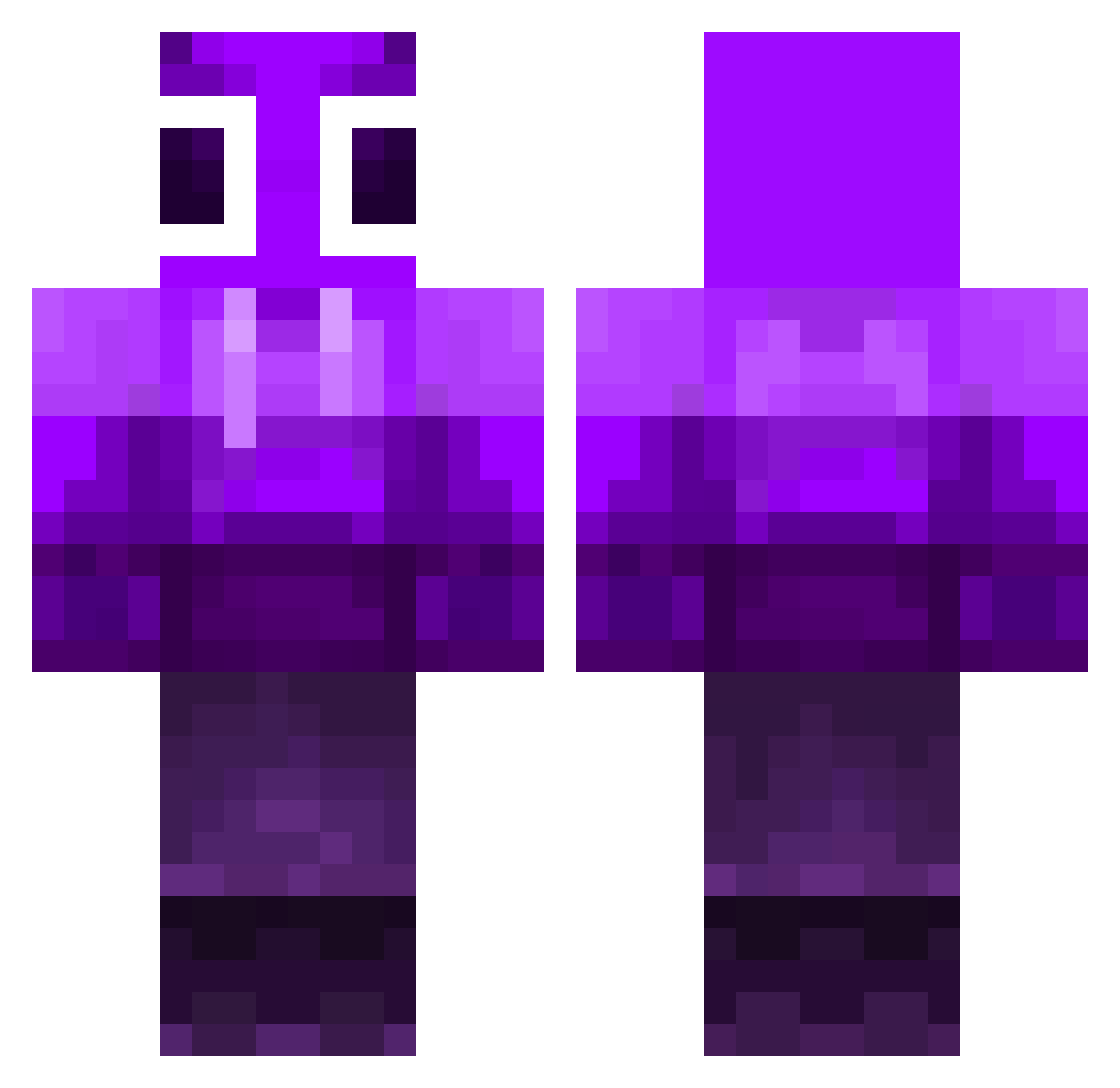 HottestDog117 Minecraft skin, front and back view