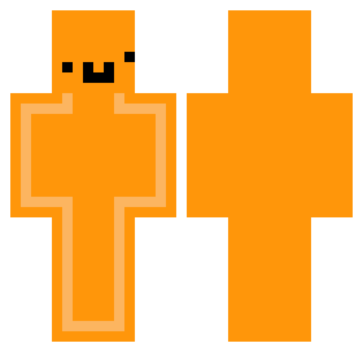 0ooga_8ooga Minecraft skin, front and back view