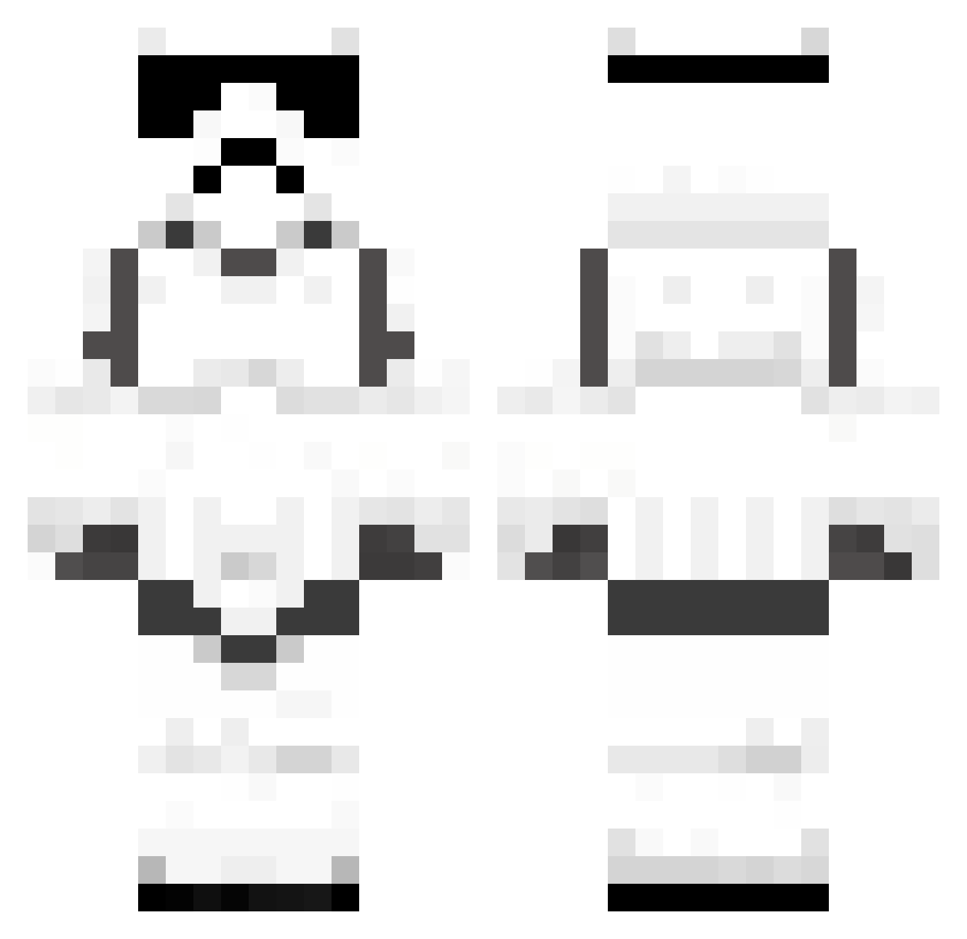 Sbozkurtt Minecraft skin, front and back view