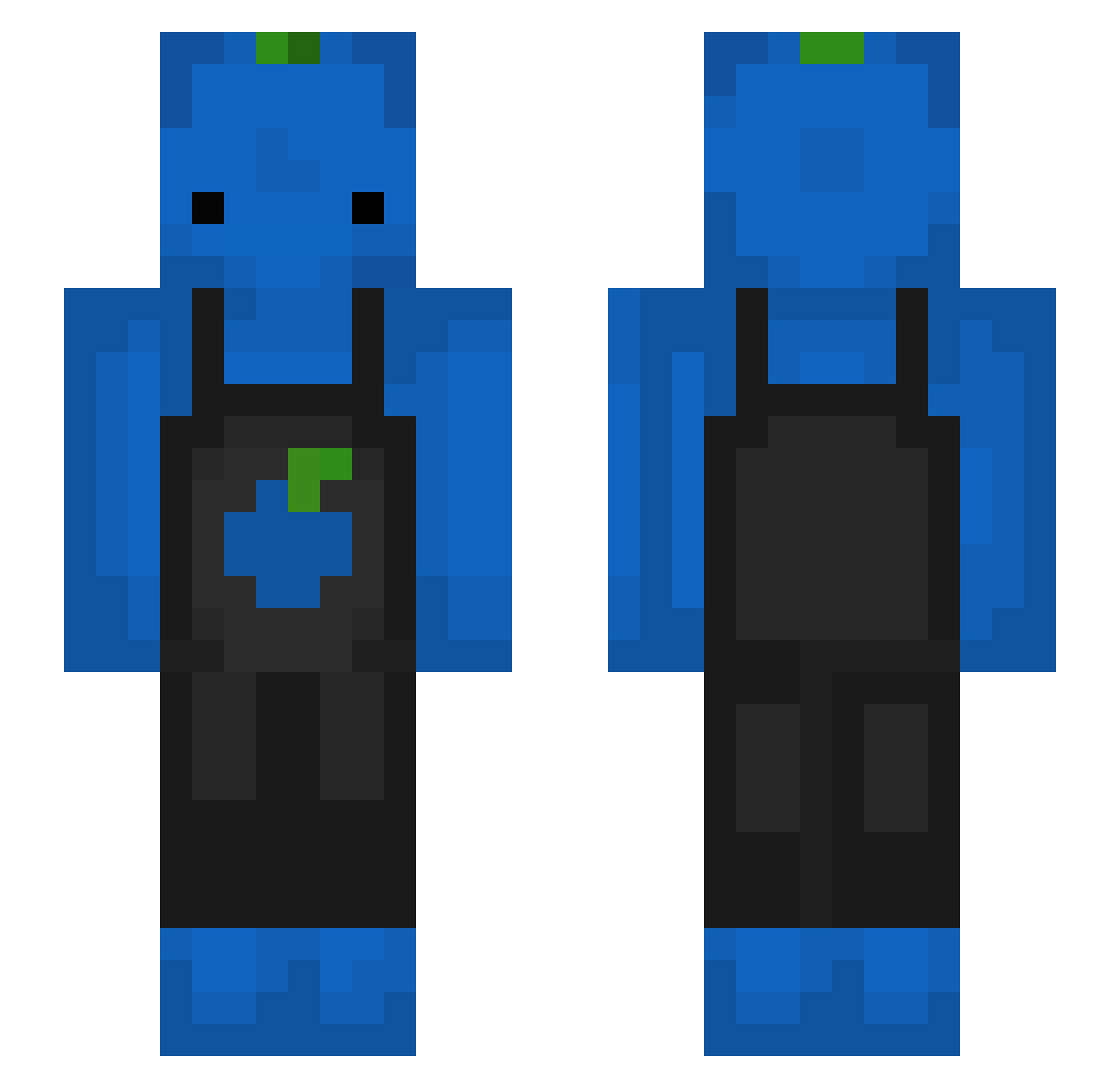 kmb_yeah Minecraft skin, front and back view