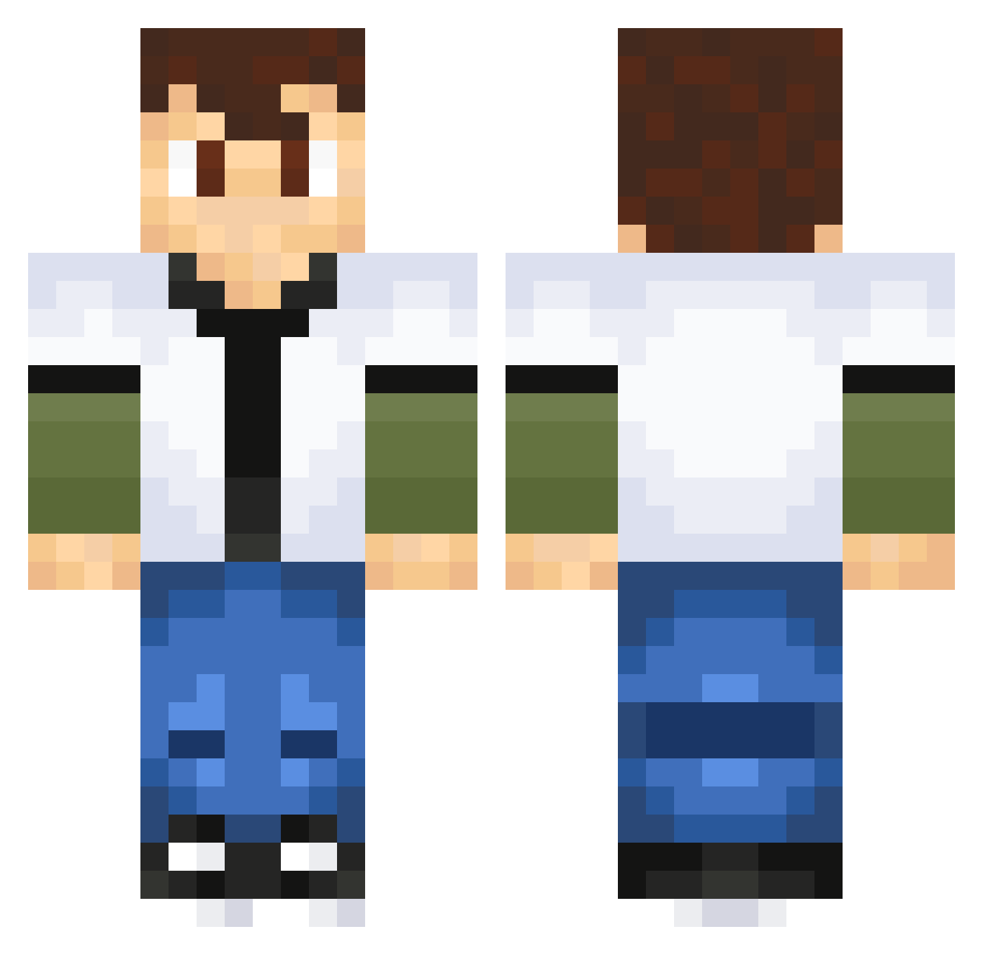 NDNGEren1 Minecraft skin, front and back view
