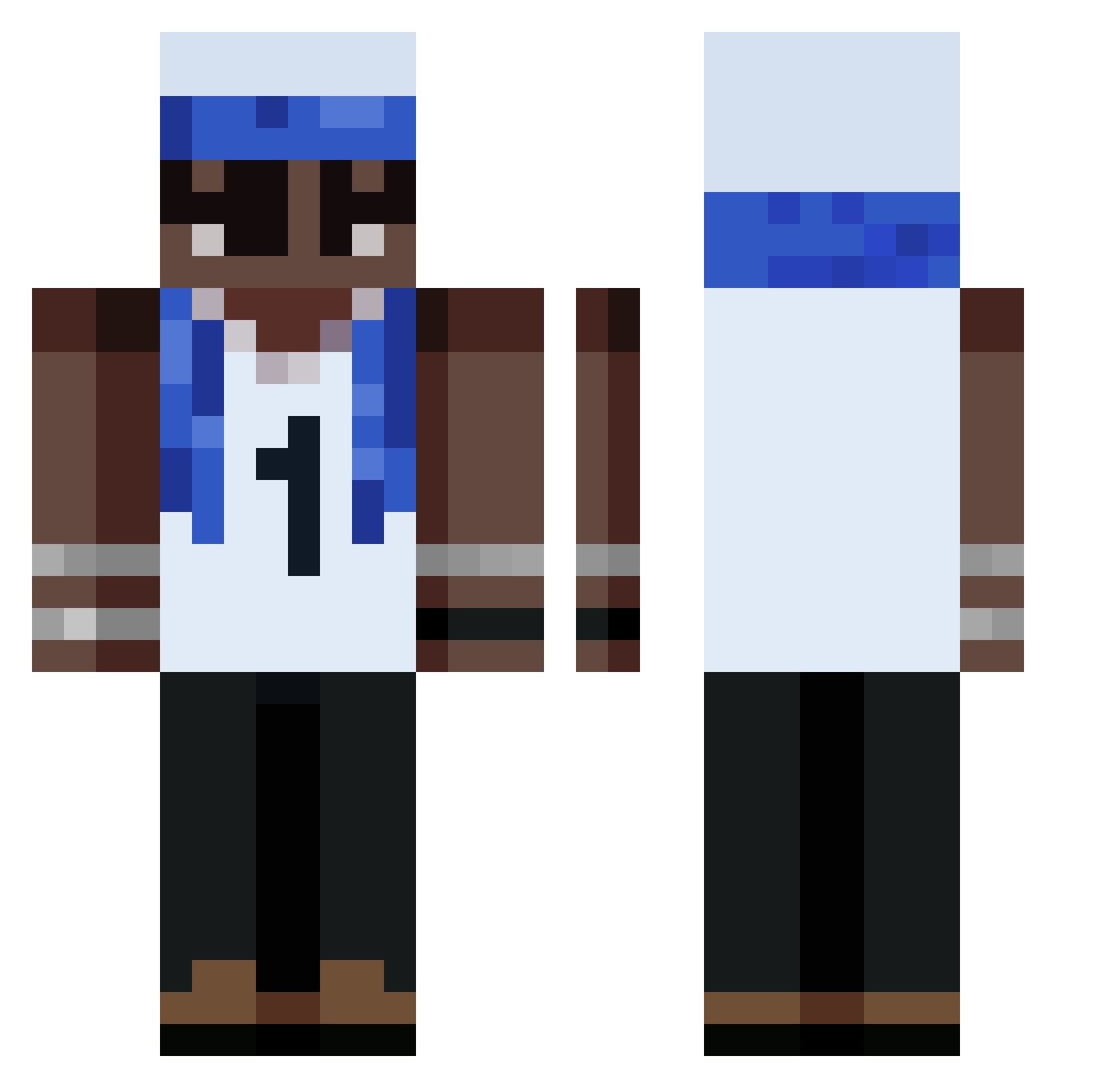 gooi29 Minecraft skin, front and back view