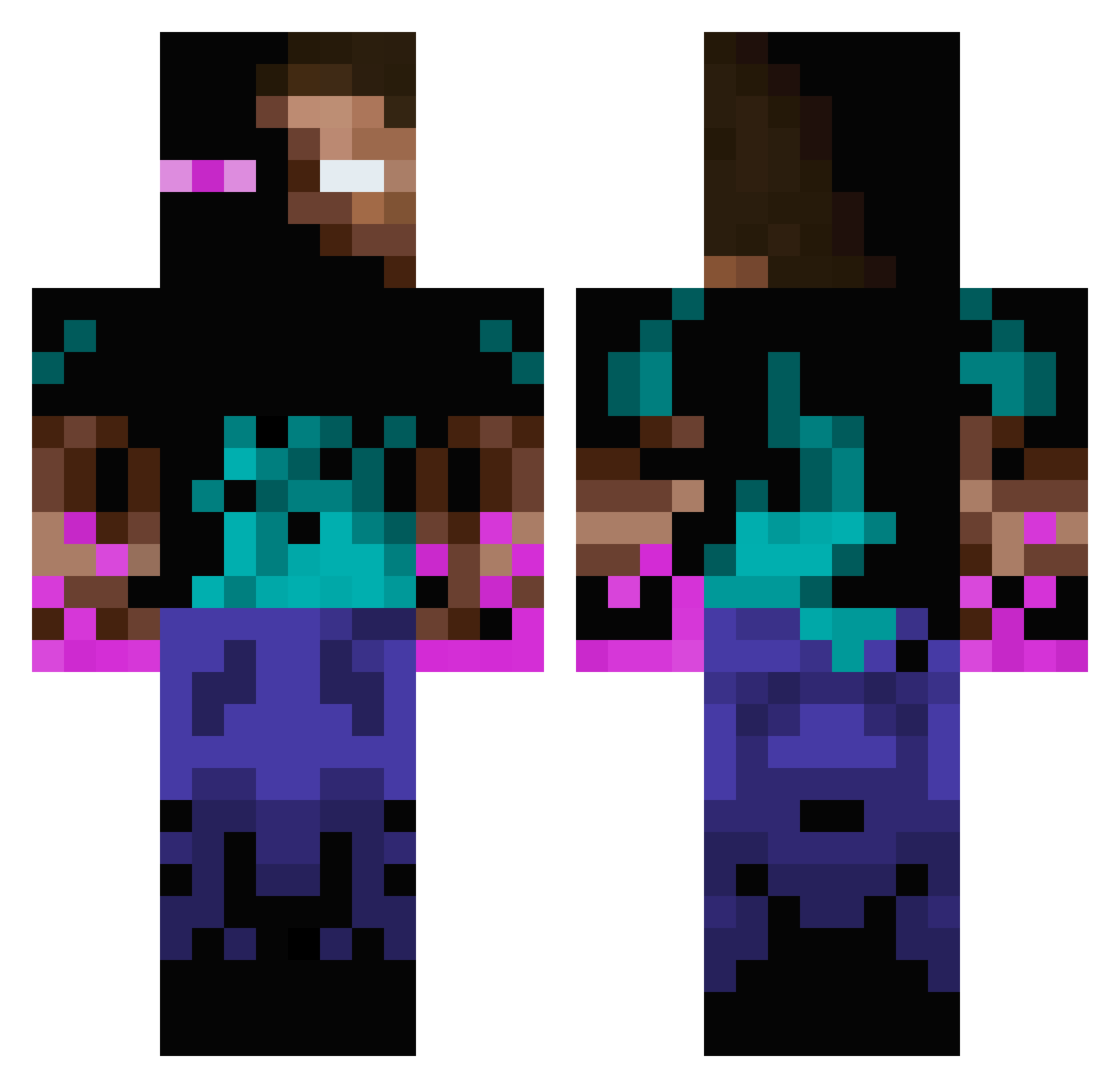 ryanl_12 Minecraft skin, front and back view