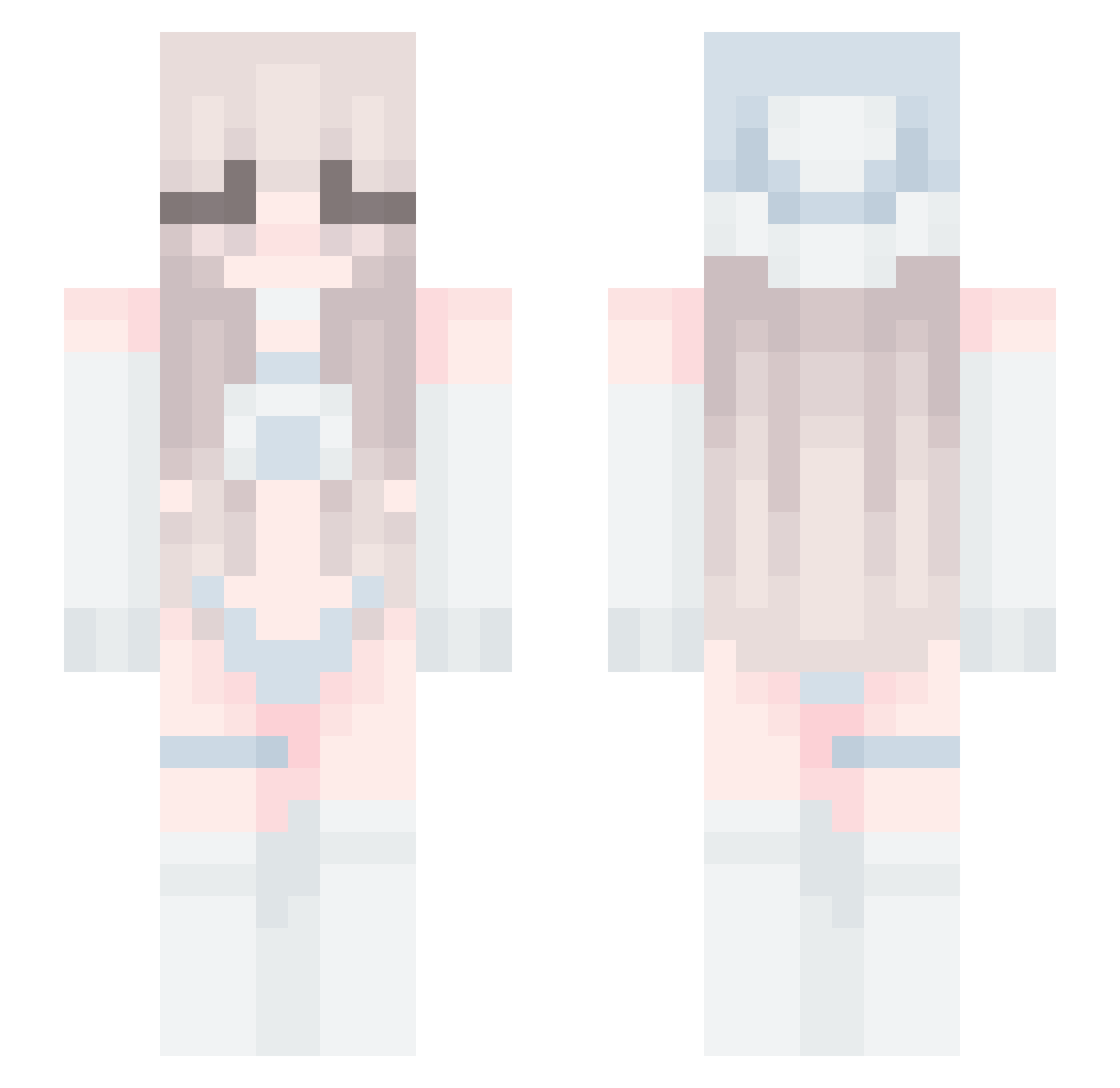 eunjae03 Minecraft skin, front and back view