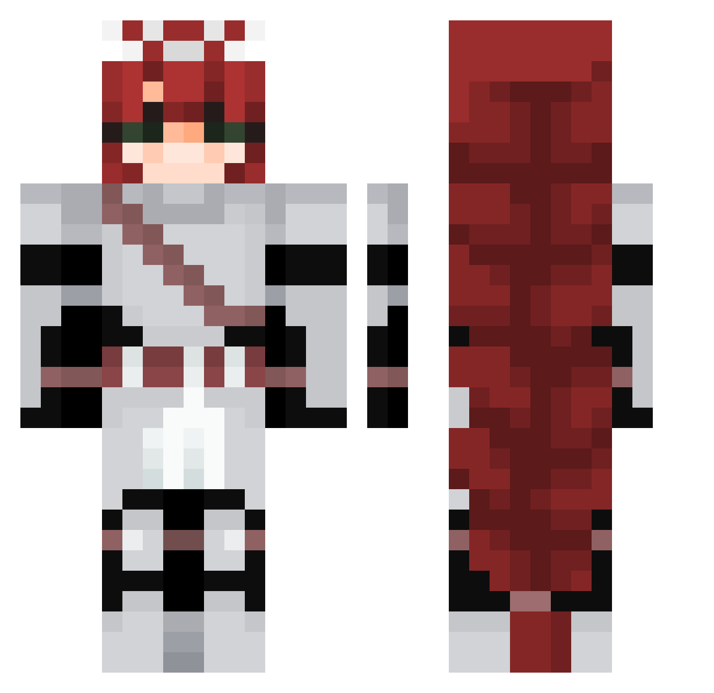 eunoiia_q Minecraft skin, front and back view