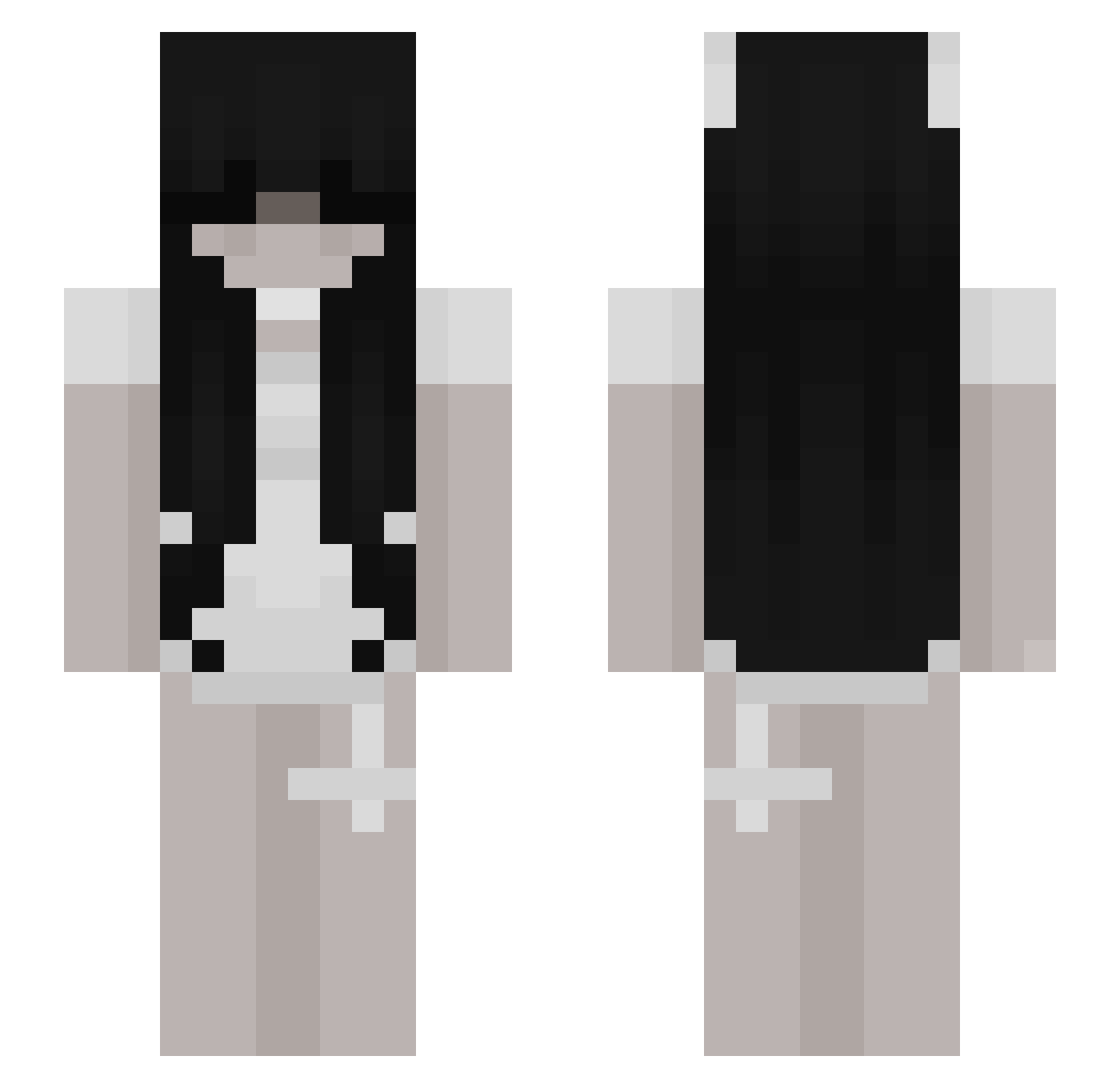susek69 Minecraft skin, front and back view