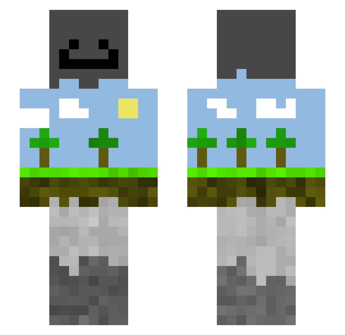 magmagmag26 Minecraft skin, front and back view