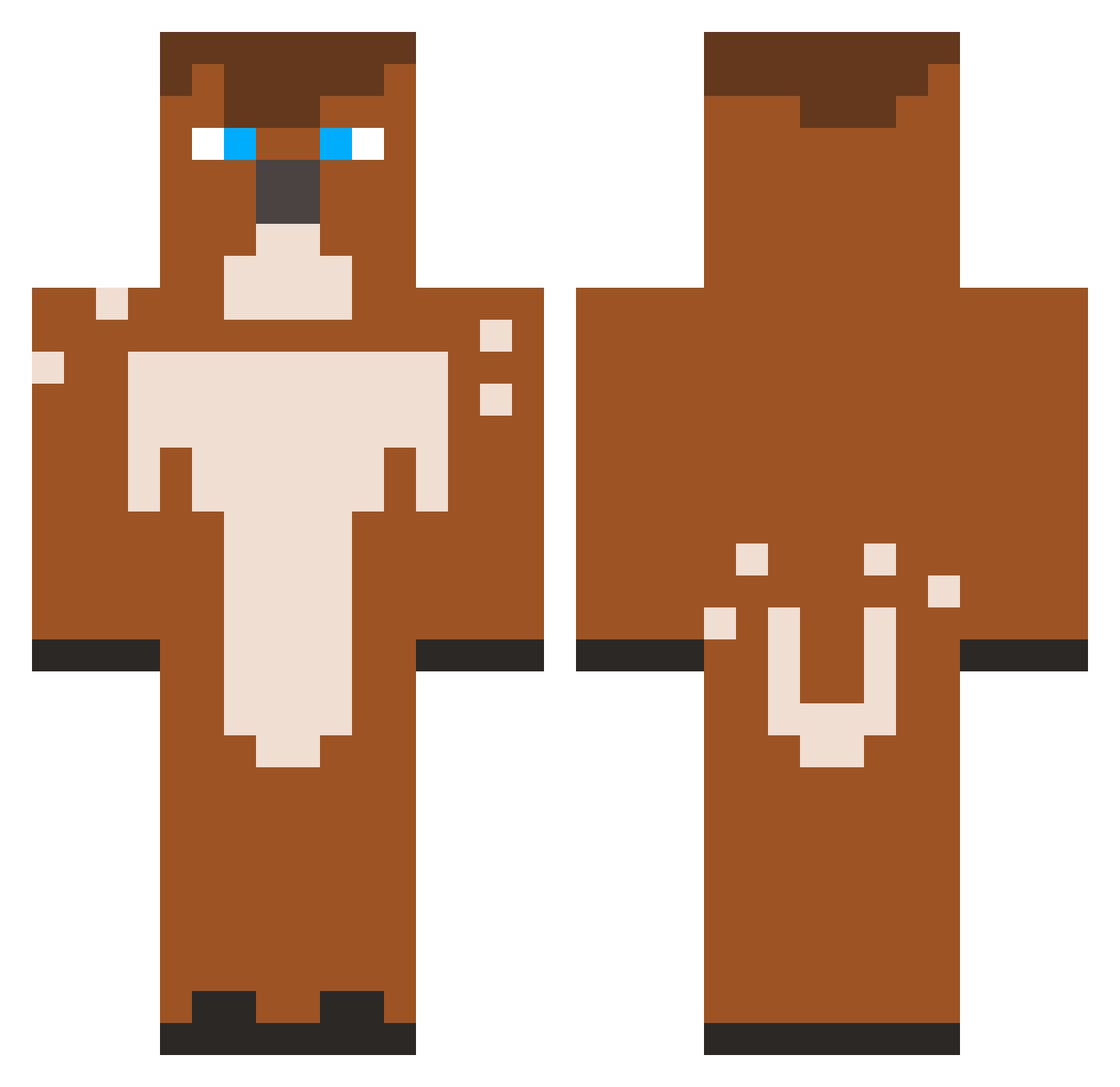Riemann_Sum Minecraft skin, front and back view