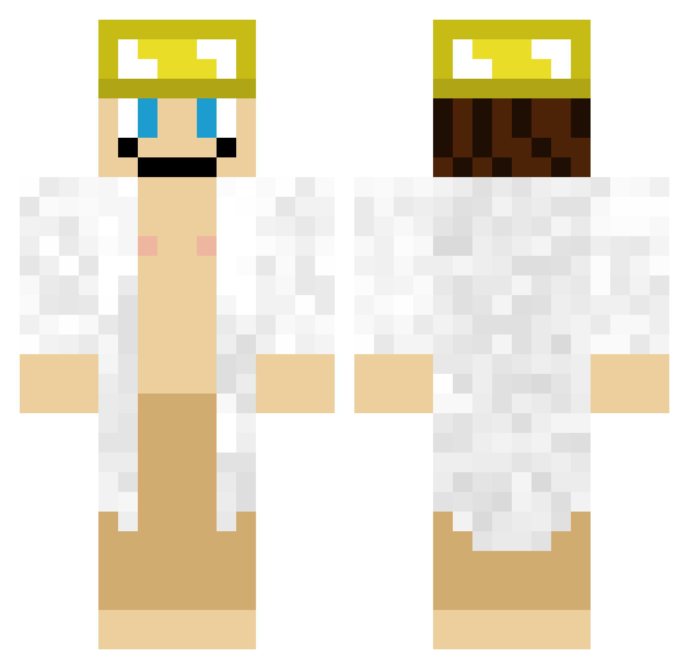 GULDGNOOMEN Minecraft skin, front and back view