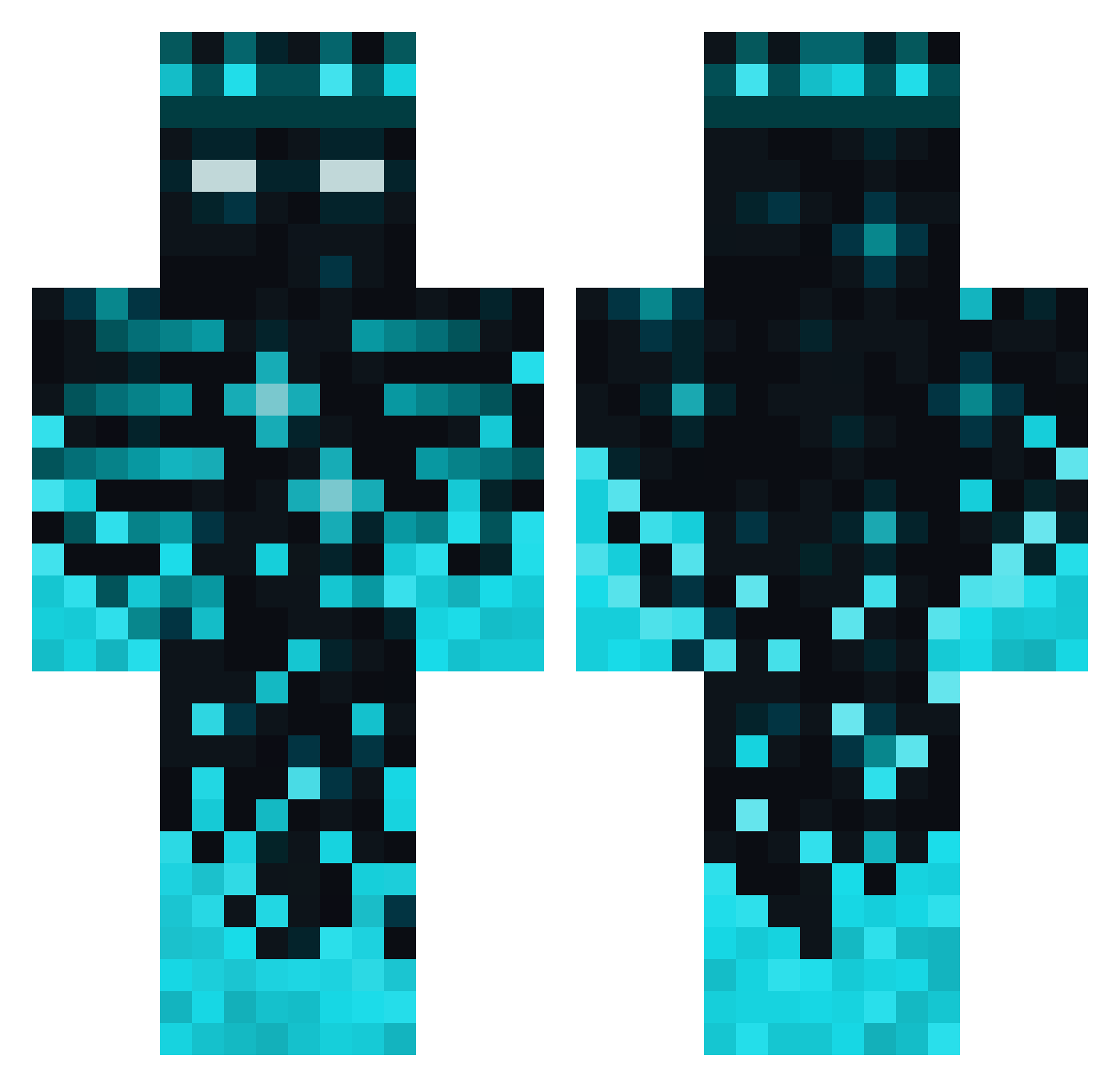 Kovu_6 Minecraft skin, front and back view