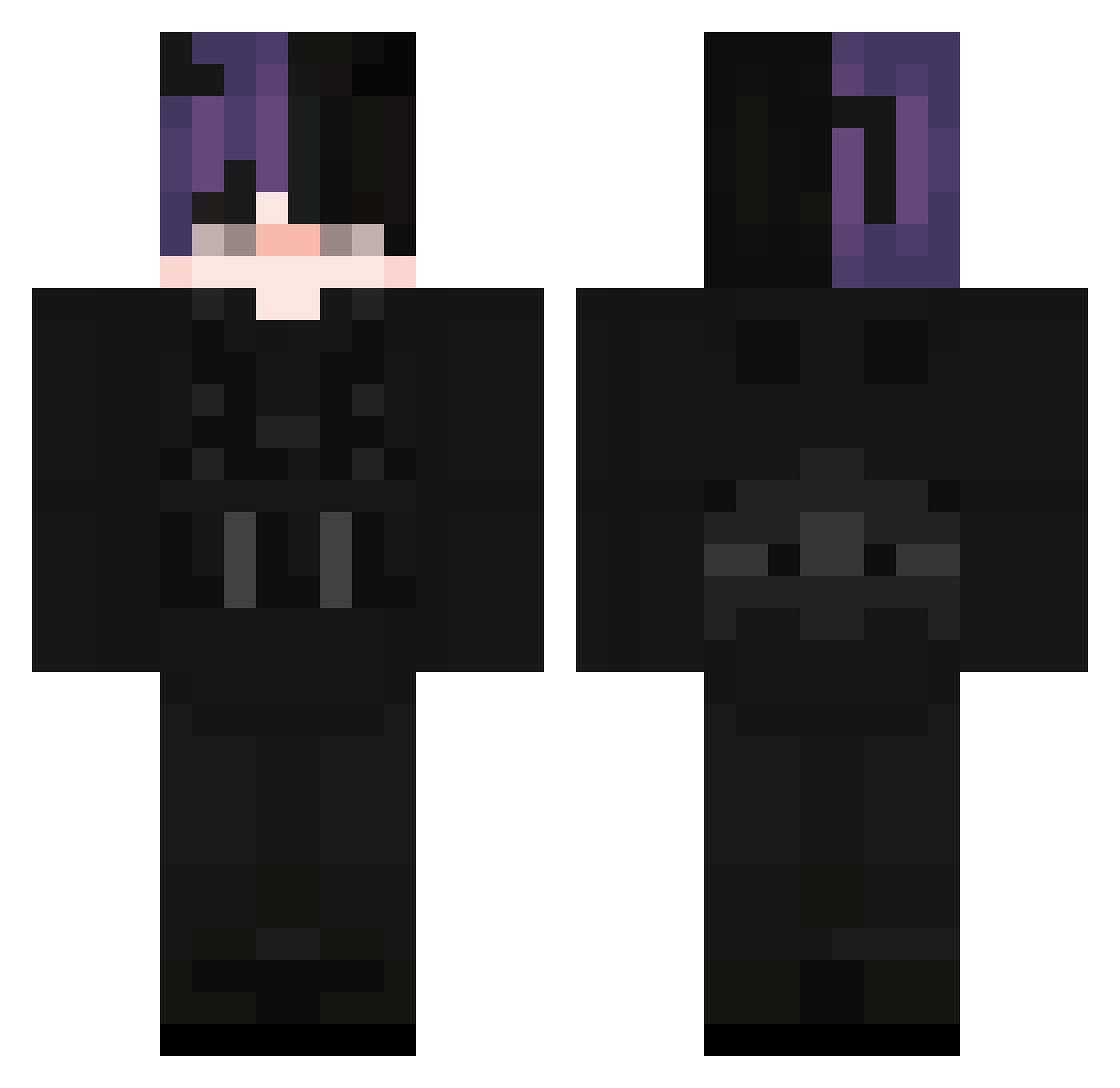 shkone054 Minecraft skin, front and back view